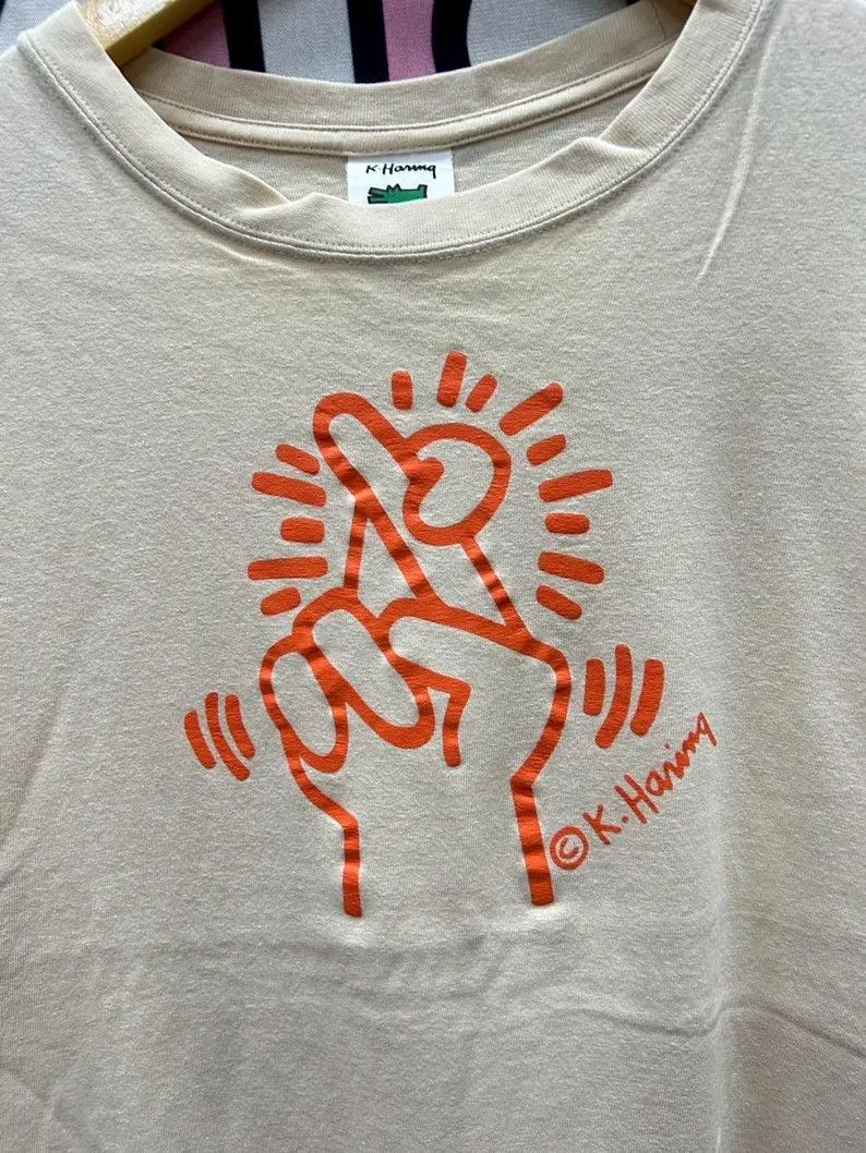 Vintage Vintage 2000s Keith Haring Art tshirt size M Size US M / EU 48-50 / 2 - 4 Thumbnail