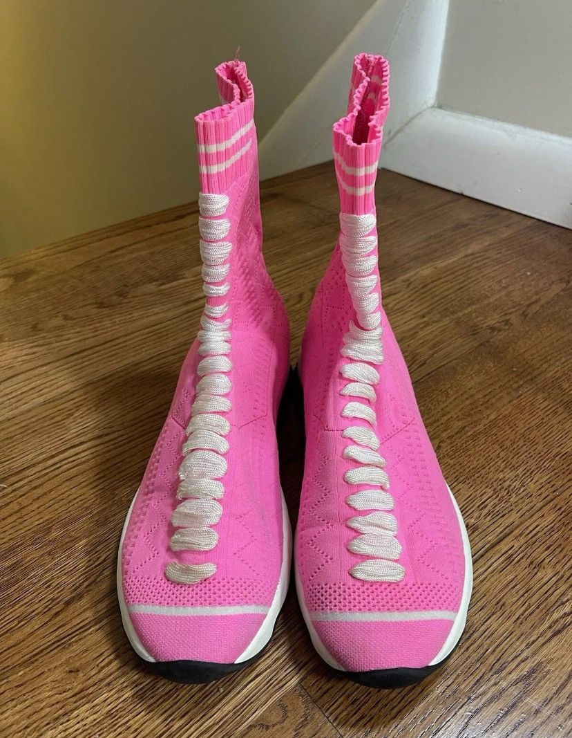 Fendi Fendi Rockoko Sneakers Knitted Sock Pink Women’s 39 Size US 9 / IT 39 - 14 Thumbnail