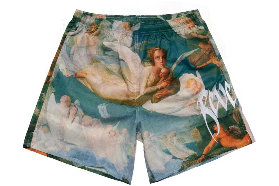 Revenge Revenge Embroidered Angel Shorts Size US 30 / EU 46 - 1 Thumbnail