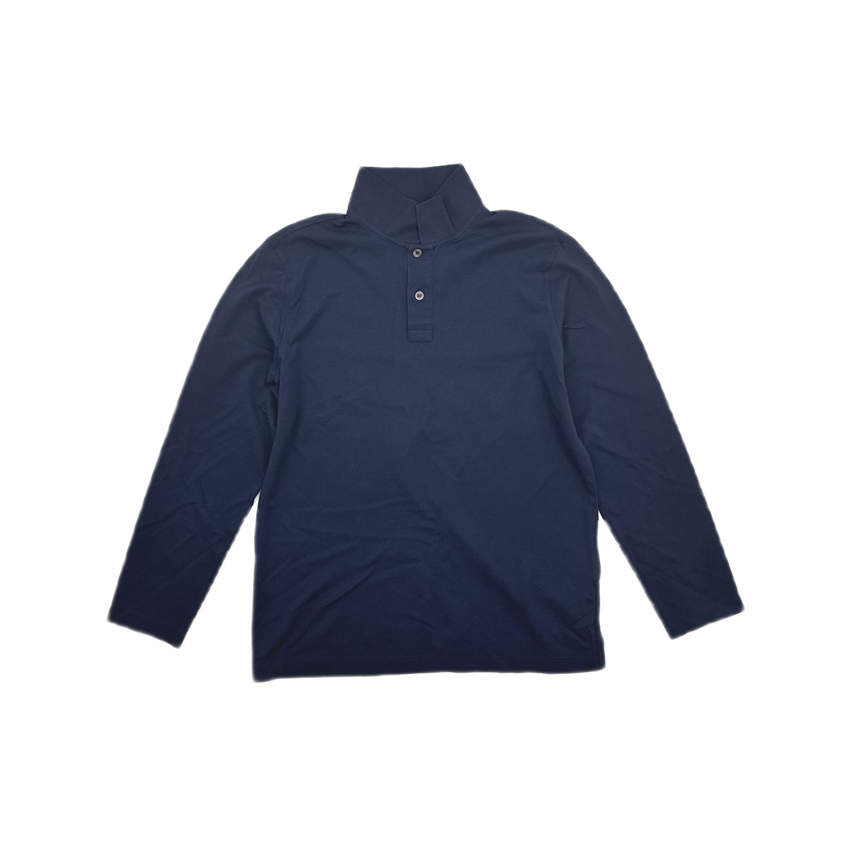 Prada Prada Solid Long Sleeve Polo Size L Size US L / EU 52-54 / 3 - 1 Thumbnail