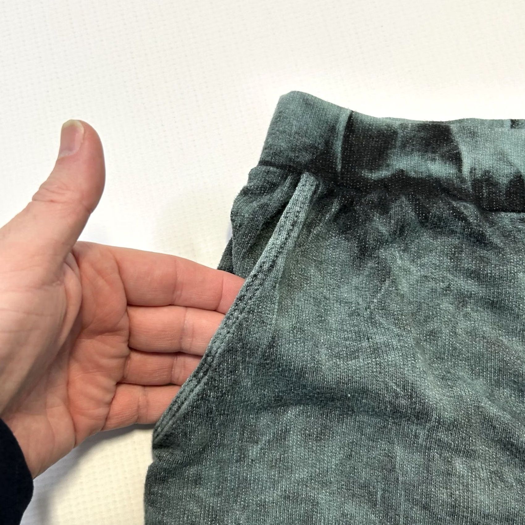 Vintage VINTAGE? No — T-Party Mineral Wash Pants Joggers Womens Large Green Yoga Sweatpants Size 36" / US 14 / IT 50 - 4 Thumbnail
