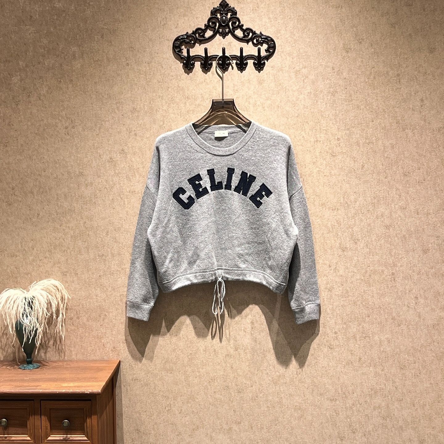 Celine Celine Logo Wool Cashmere Sweater Size S Size S / US 4 / IT 40 - 1 Thumbnail