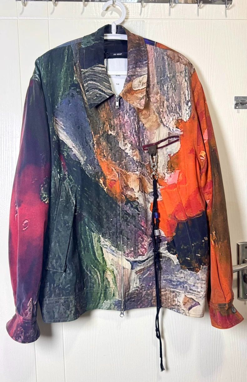 Song For The Mute Song For The Mute oil painting coach jacket Size US M / EU 48-50 / 2 - 1 Thumbnail