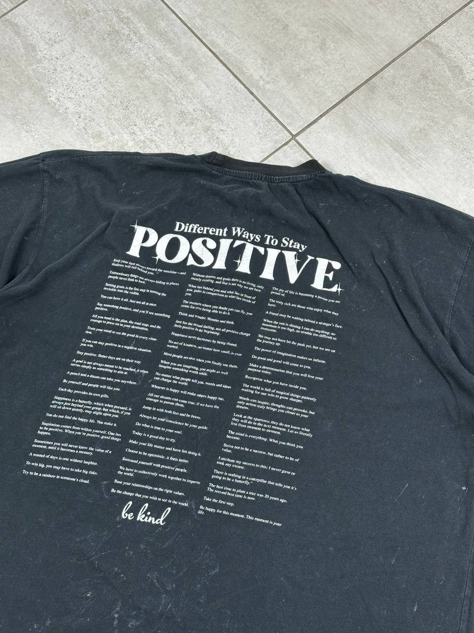 Vintage Distressed Ways To Stay Positive Humor Vintage T Shirt Size US XL / EU 56 / 4 - 4 Thumbnail
