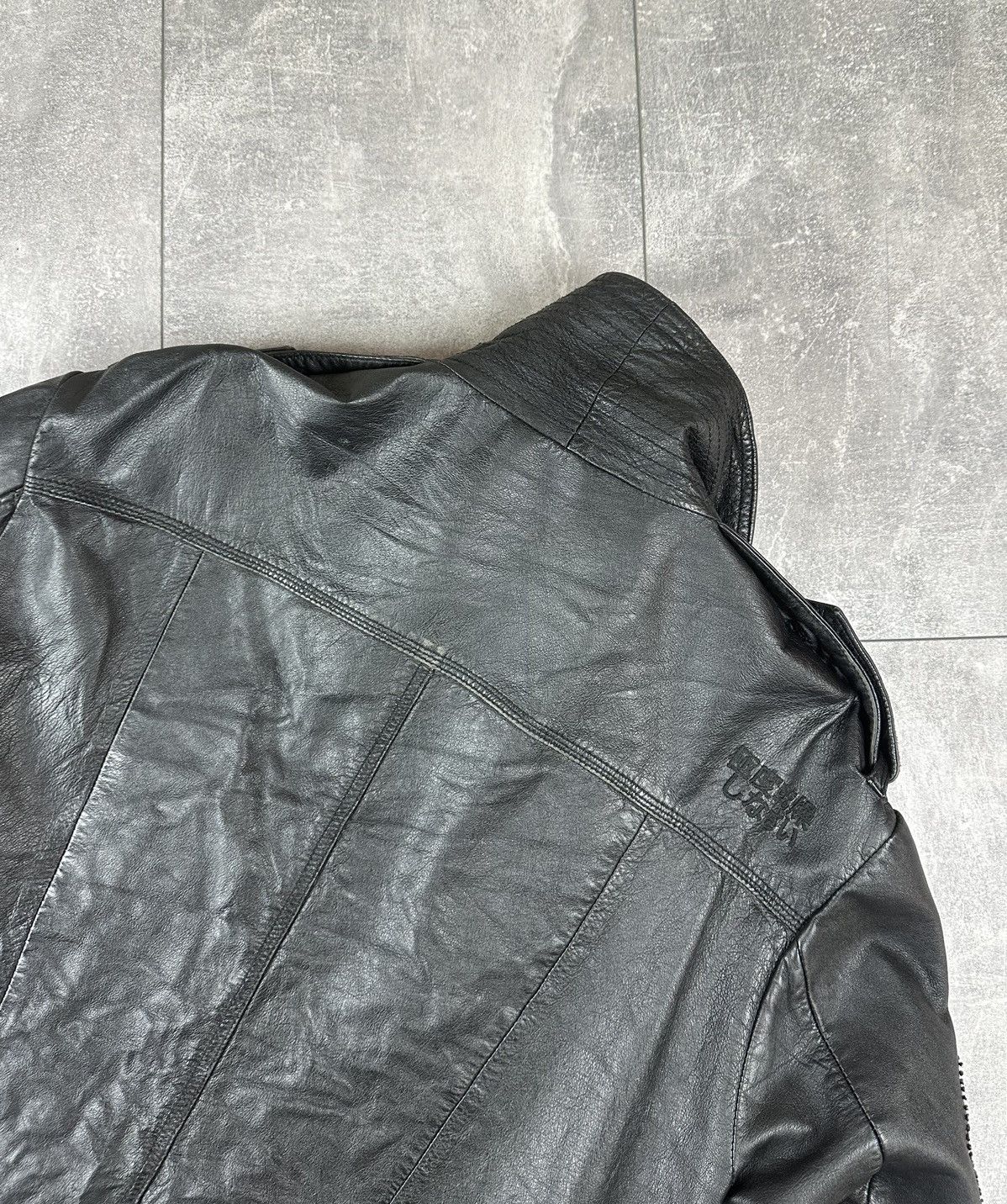 Superdry Super Dry Brad Cowhide Leather Zip Up Bomber Jacket Size US L / EU 52-54 / 3 - 20 Thumbnail