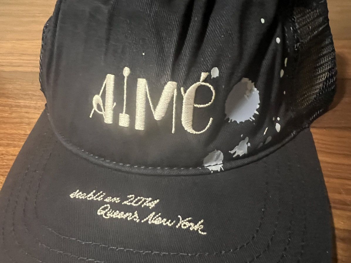 Aime Leon Dore Aime Leon Dore ALD Studio Ink Splatter Hat Navy SnapBack Size ONE SIZE - 2 Thumbnail