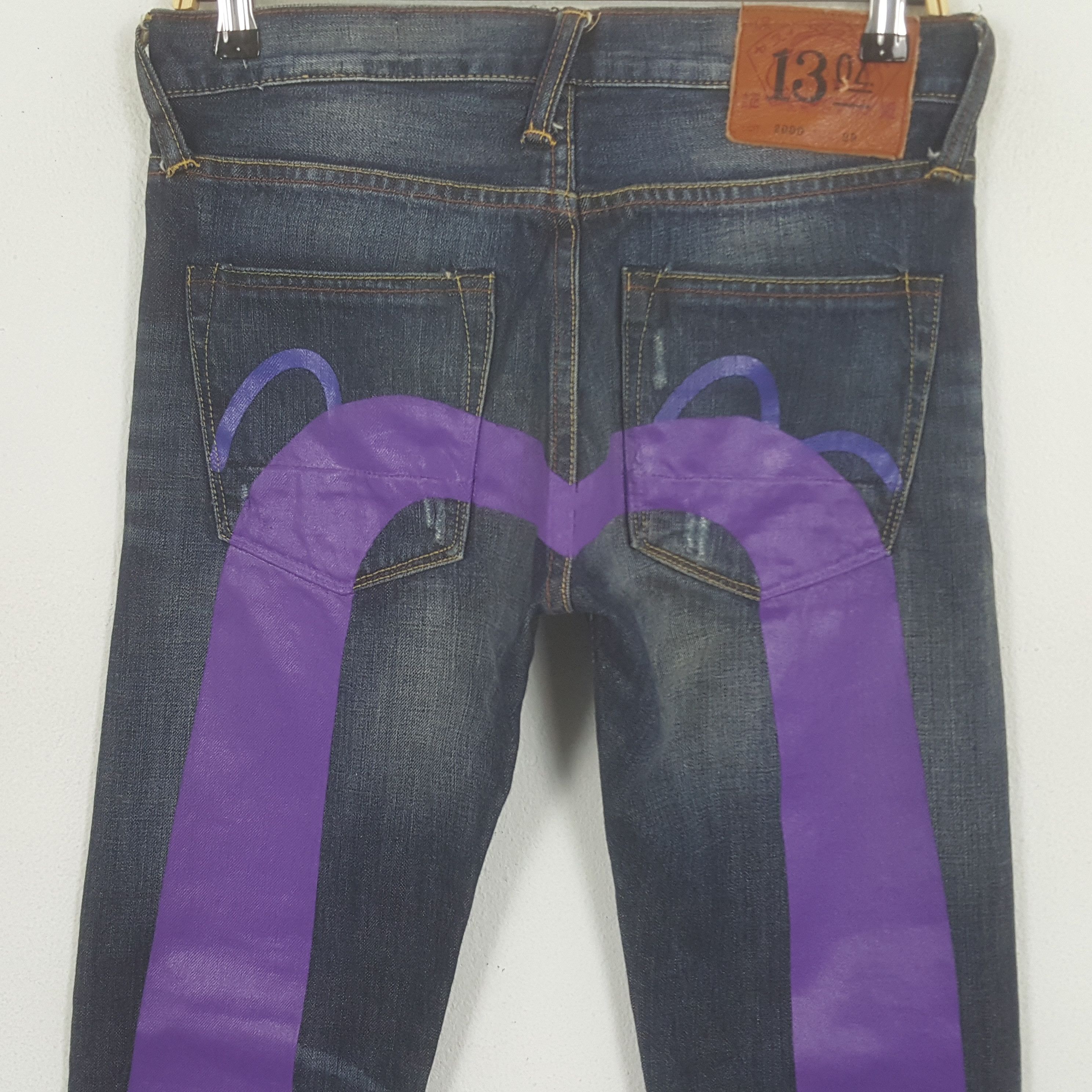 Evisu Evisu Japan No 3 Selvedge Custom Art Daicock Denim Jeans Size US 30 / EU 46 - 2 Thumbnail