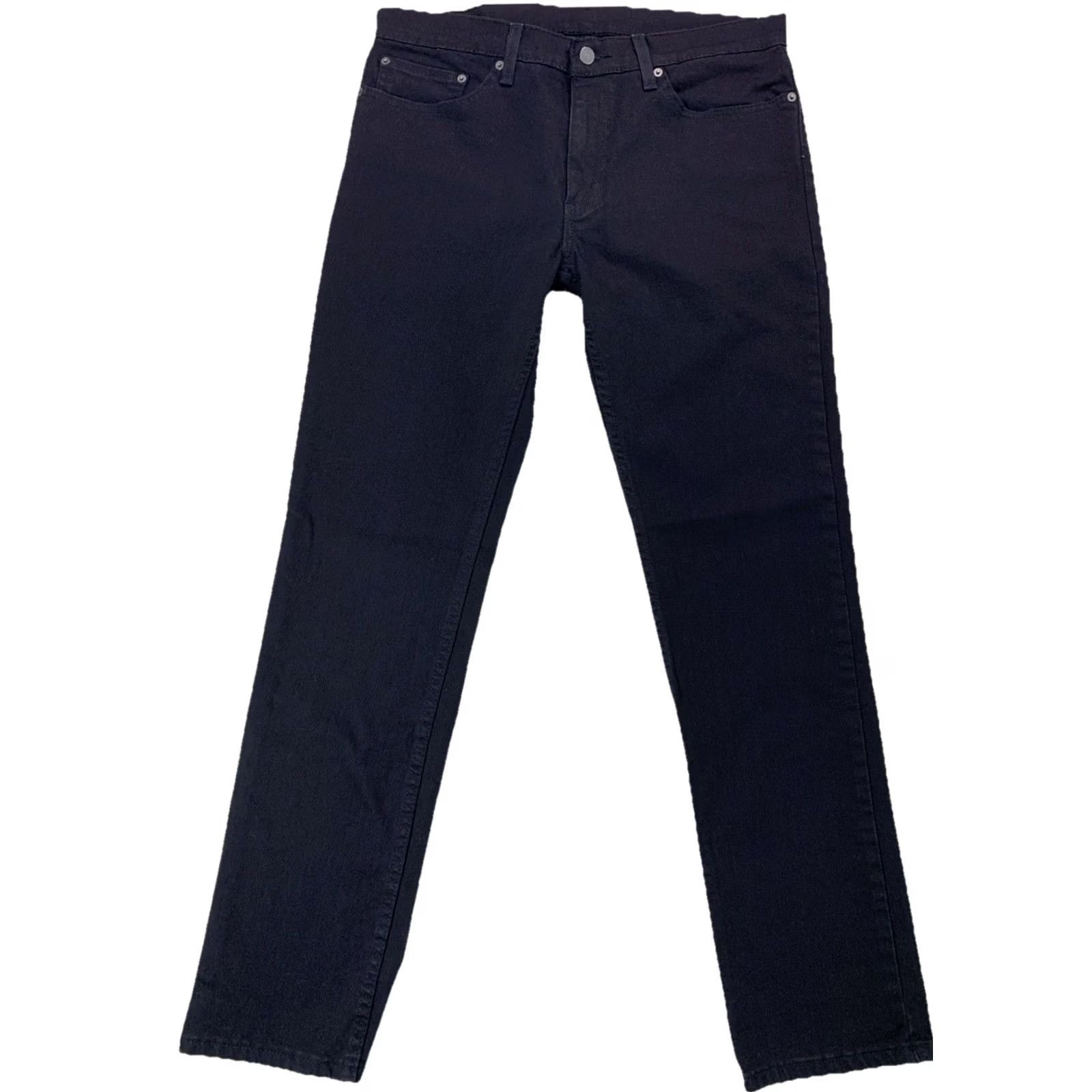Levi's VINTAGE Levi’s 511 Jeans Men 34x32 Black Denim Tapered Straight 5-Pocket Zip City Mens Size US 34 / EU 50 - 2 Thumbnail