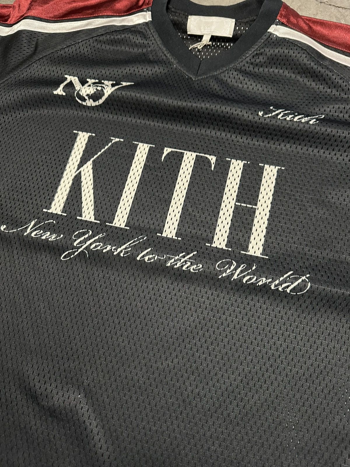 Kith KITH Mesh Leon Jersey “Black” Size US XXL / EU 58 / 5 - 2 Thumbnail