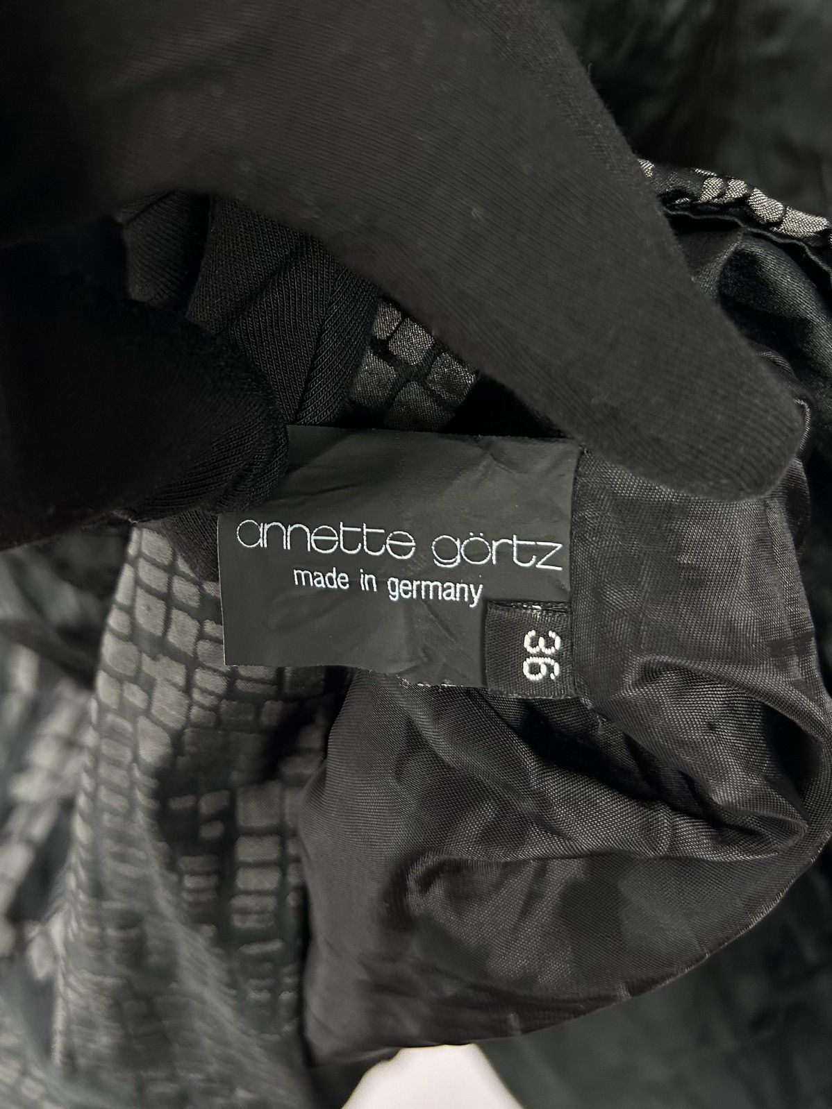 Annette Gortz × Designer Annete Gortz Black Grey City Print Pleated Skirt Size 36 Size 28" / US 6 / IT 42 - 11 Thumbnail