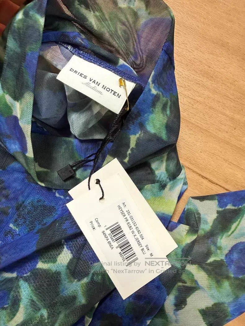 Dries Van Noten Dries Van Noten Print Mesh Top Size M / US 6-8 / IT 42-44 - 4 Thumbnail