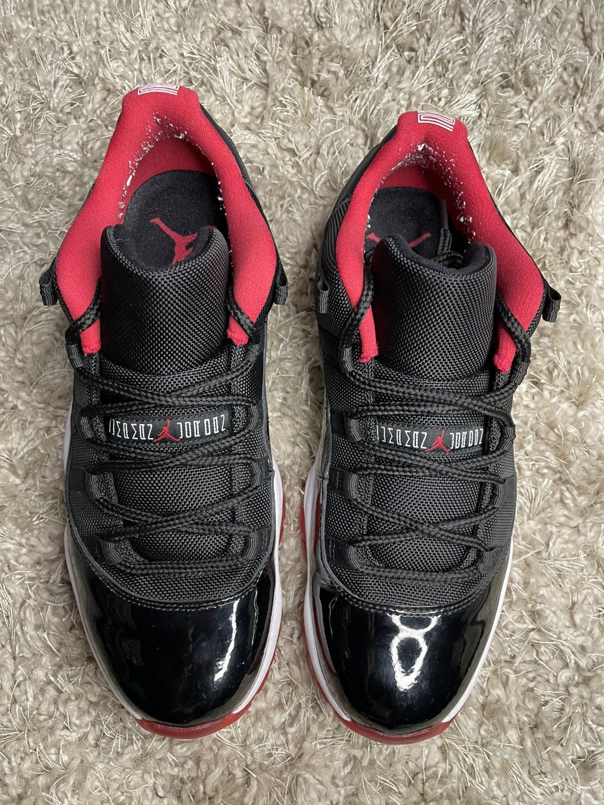 Jordan Brand Jordan 11 Low Bred 2015 Size US 10 / EU 43 - 5 Thumbnail