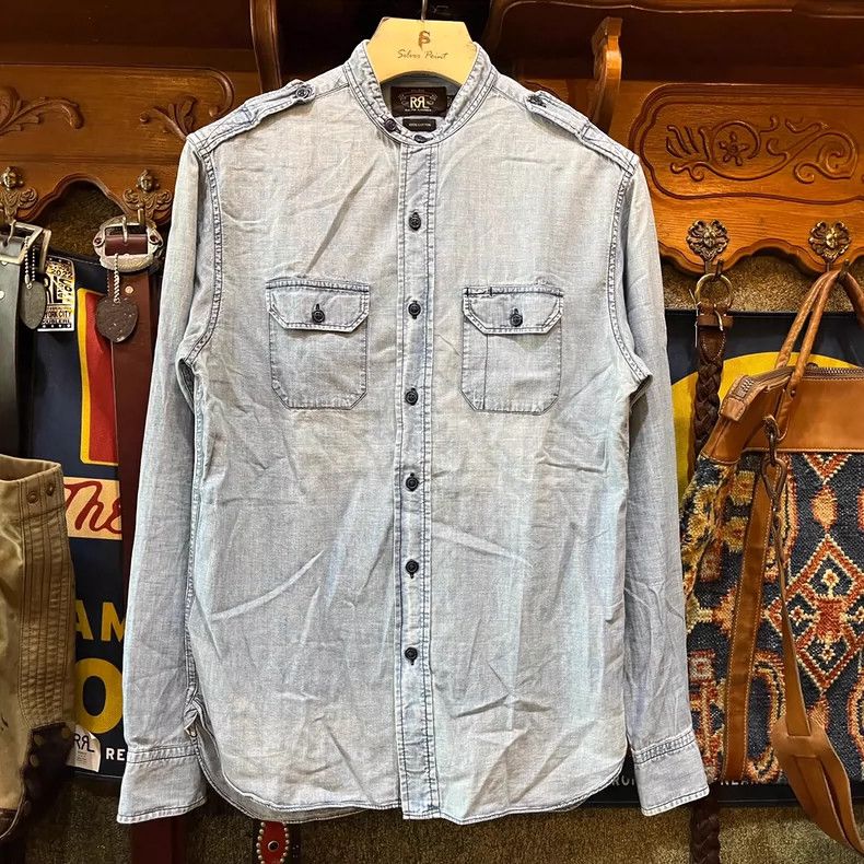 RRL Ralph Lauren Vintage Button-Up Shirt - dmc