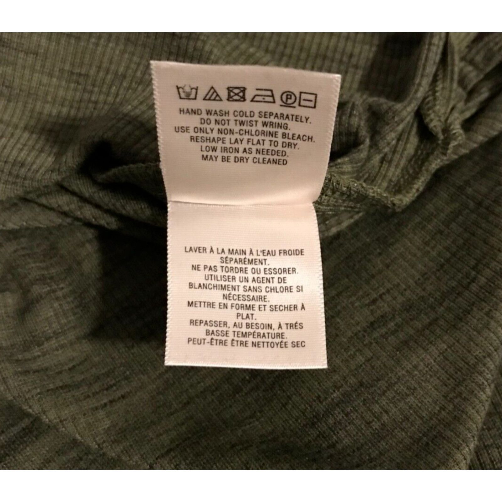 Anthropologie Anthropologie Pure+Good Cowlneck Green Ribbed Tunic Dress Size S / US 4 / IT 40 - 9 Thumbnail