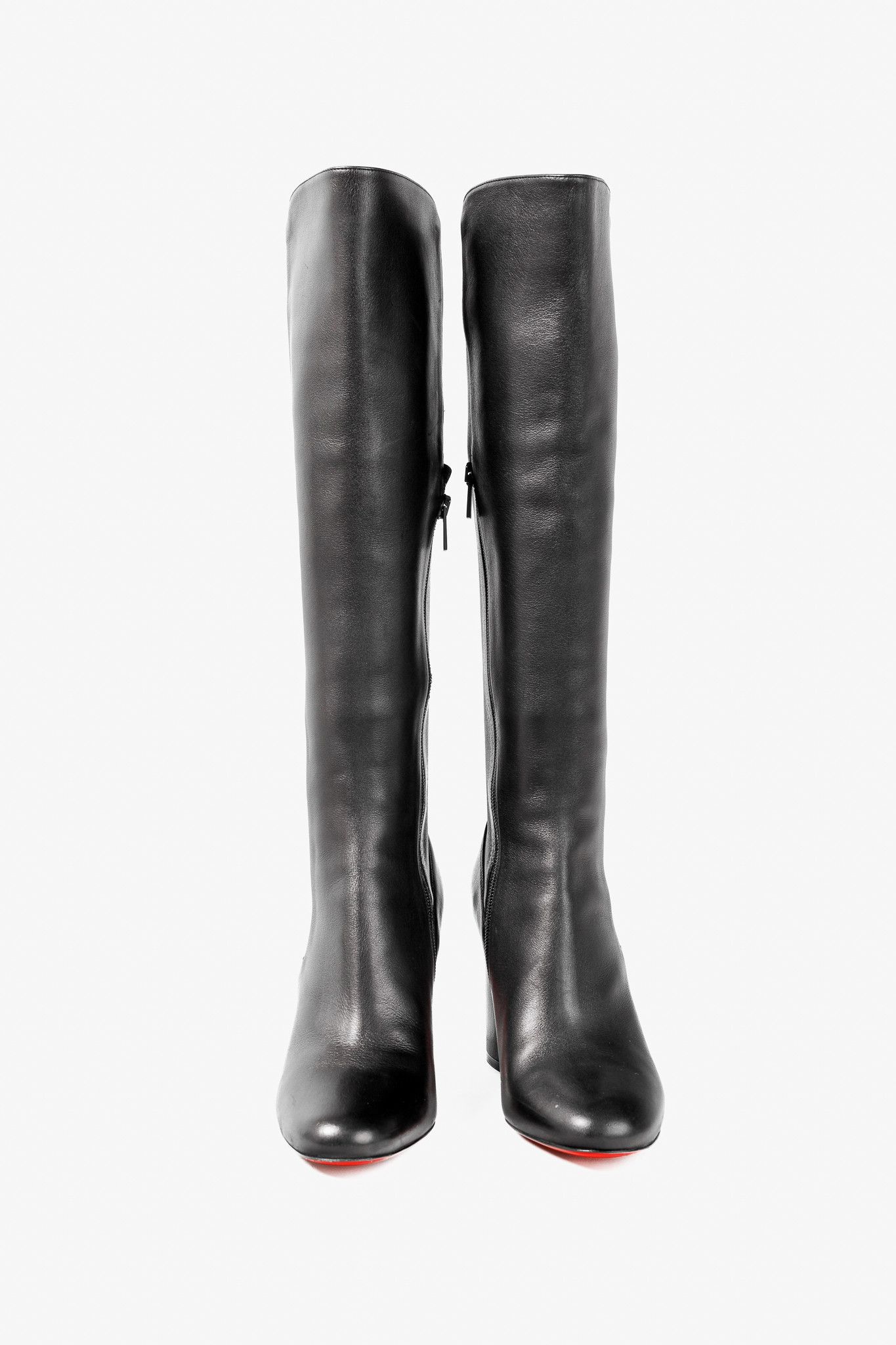 Christian Louboutin Christian Louboutin Kronobotte 85 Knee-High Leather Boots Size US 8 / IT 38 - 3 Thumbnail