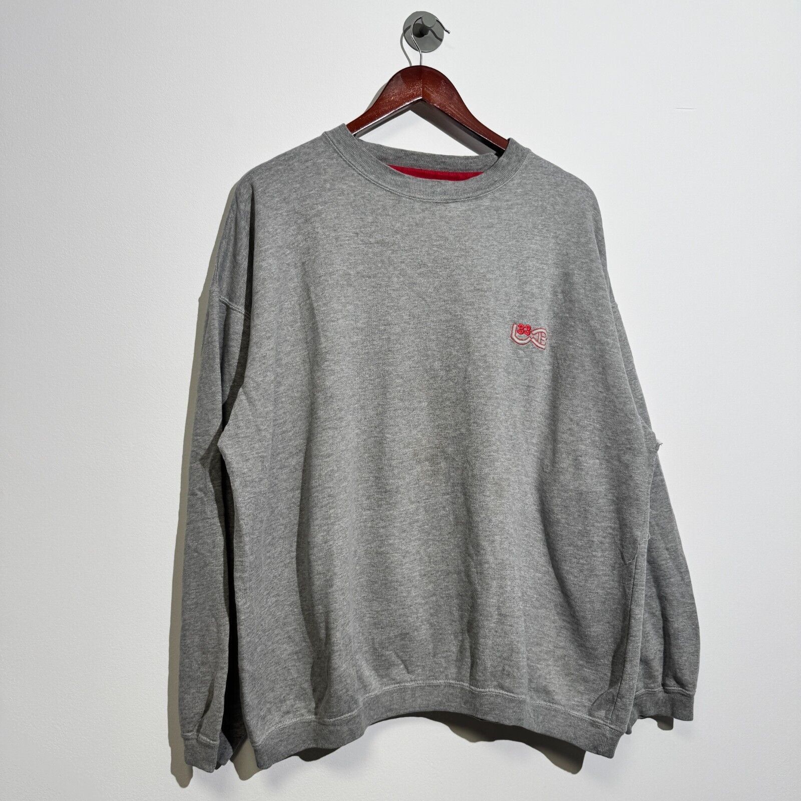 Vintage Vintage Unisex Gray Cotton Crewneck Size XL Regular Fit Size US XL / EU 56 / 4 - 2 Thumbnail