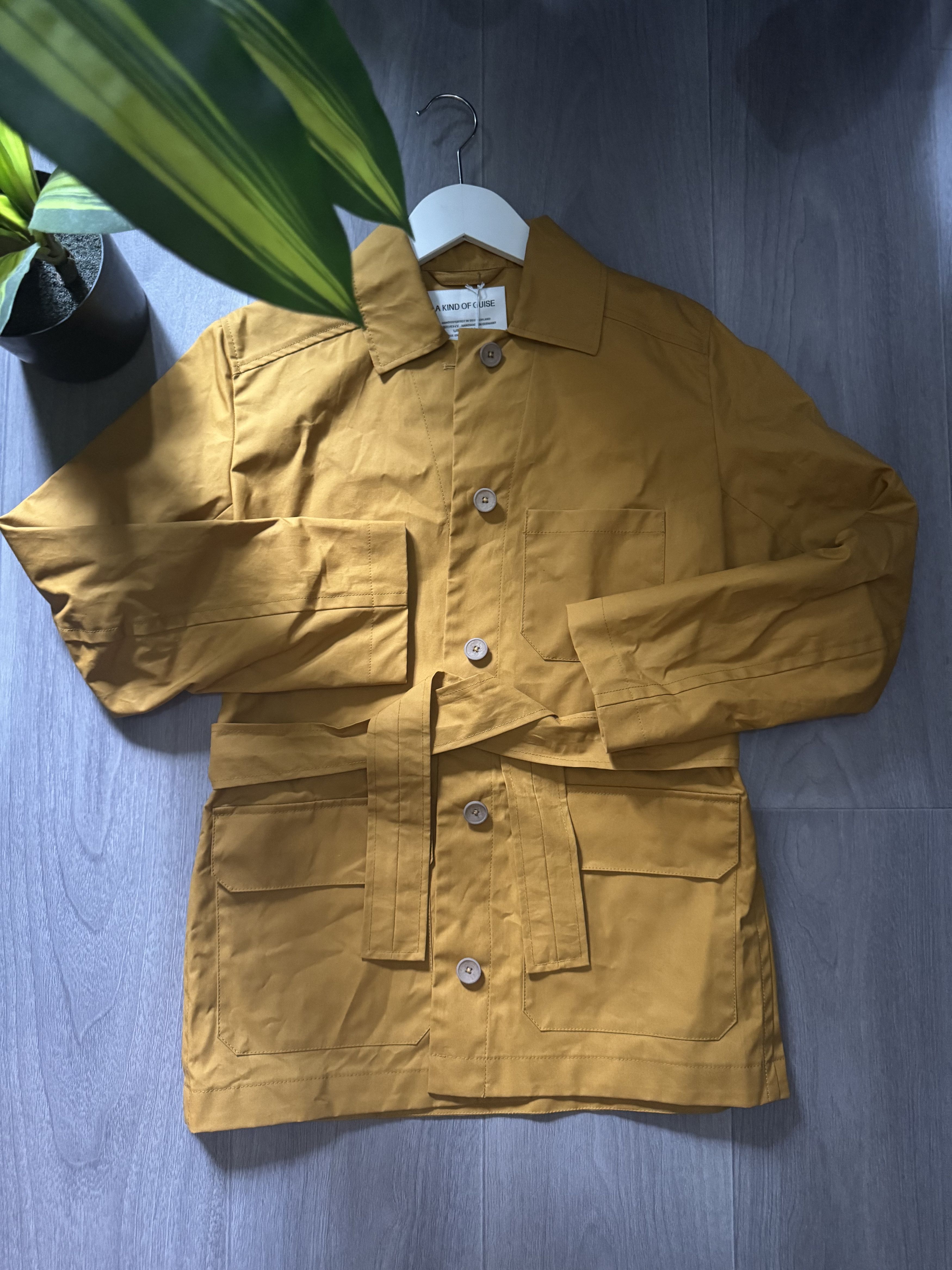 A Kind Of Guise AKOG - SAFYA JACKET - WAXED TURMERIC Size XS / US 0-2 / IT 36-38 - 1 Thumbnail