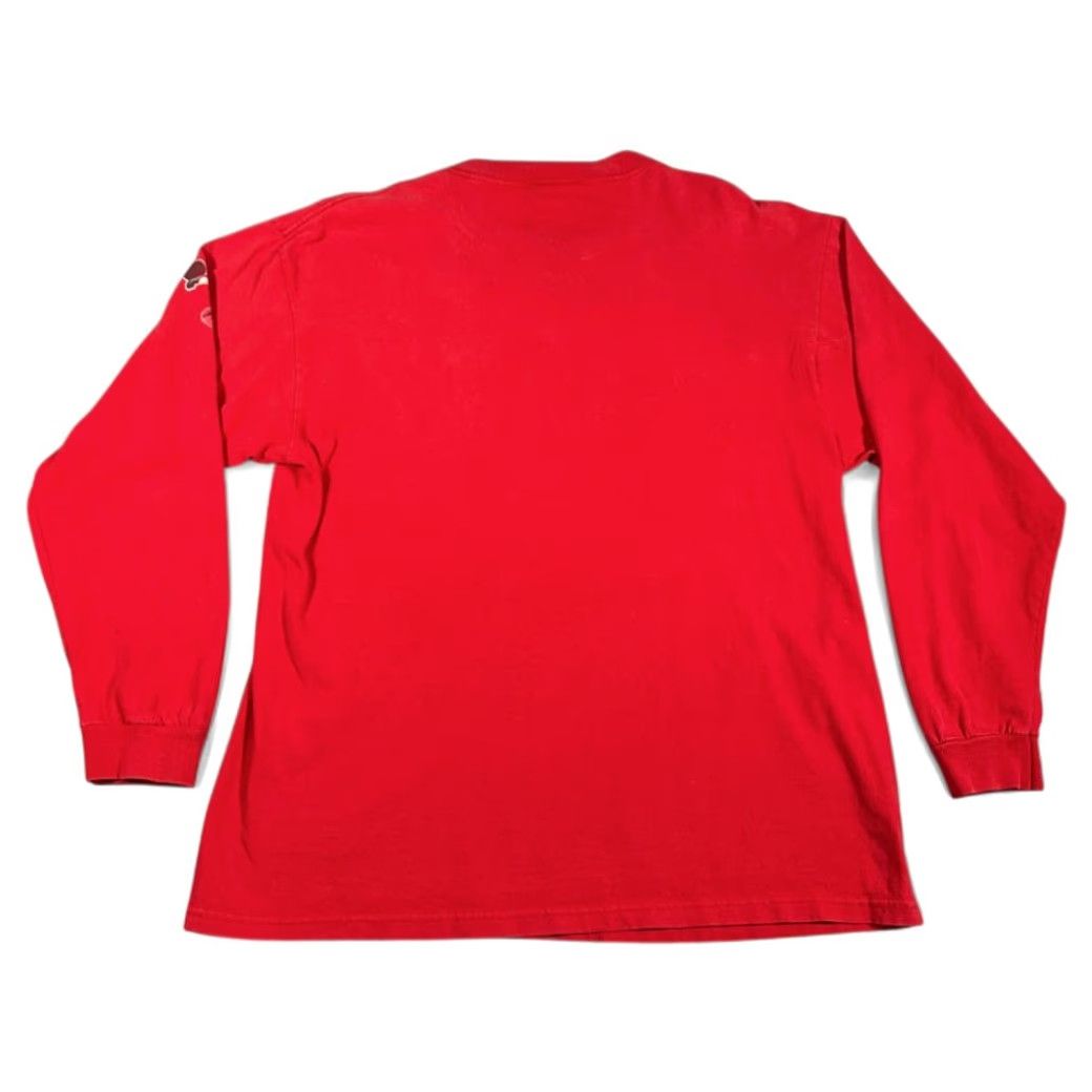 Disney VINTAGE Disney Shirt Adult LARGE Red Mickey Mouse Cartoon Characters 90s Y2K Disney Store Logo Long Sleeve Crew Neck Cotton T-Shirt Mens Size US L / EU 52-54 / 3 - 2 Thumbnail