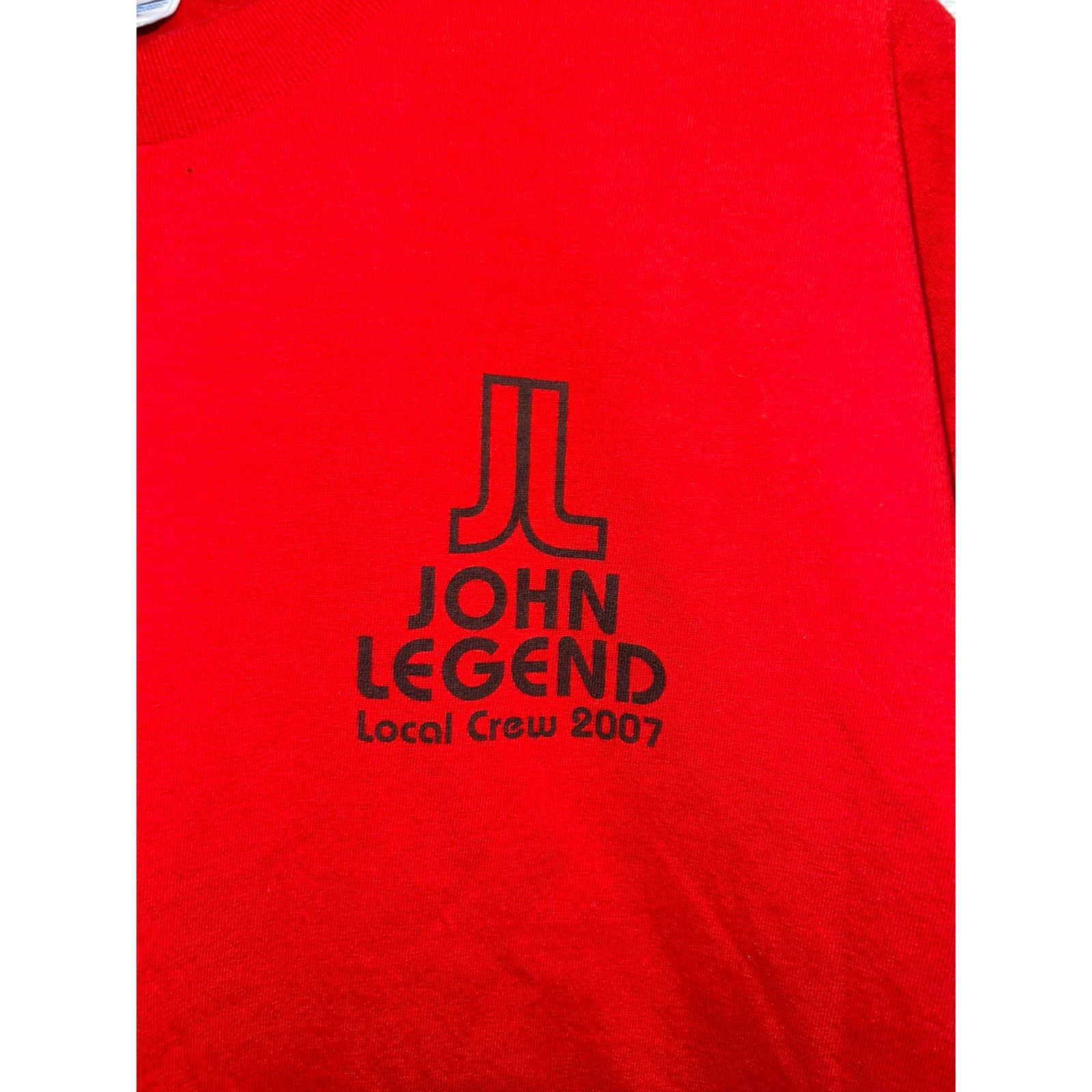 Fruit Of The Loom Vintage John Legend Shirt Local Crew Tee R&B Once Again Tour Size US XL / EU 56 / 4 - 3 Thumbnail