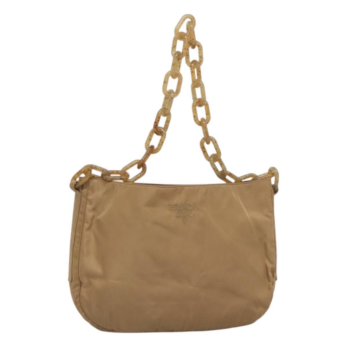 Prada Prada Vintage Chain Shoulder Bag Tessuto Size ONE SIZE - 1 Thumbnail