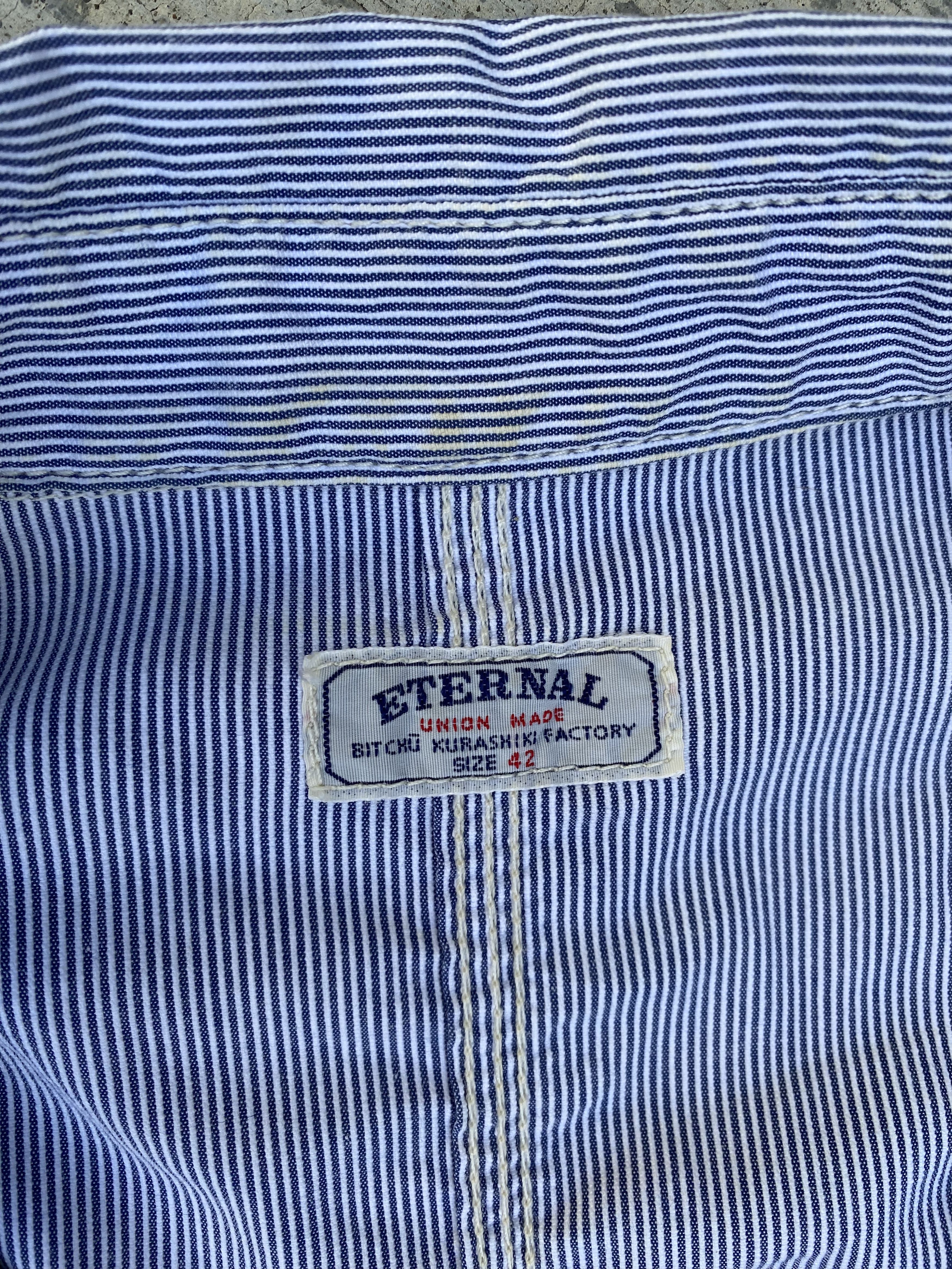 Eternal Eternal worrlwear hickory blue chore jacket Size US M / EU 48-50 / 2 - 10 Thumbnail