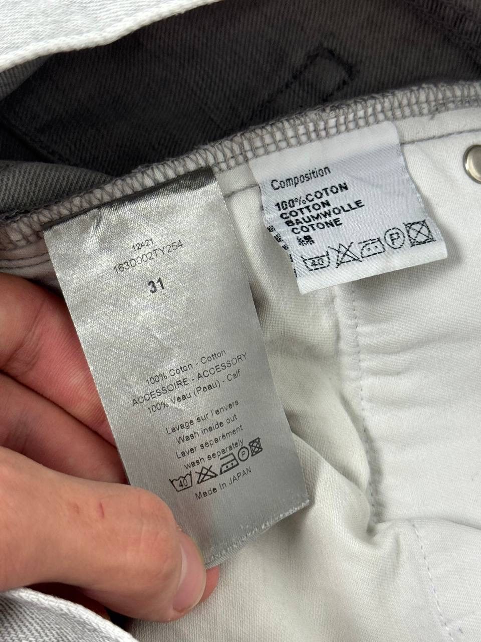 Dior Dior Hedi Slimane Gray Denim Jeans Japan Made Size US 31 - 19 Thumbnail