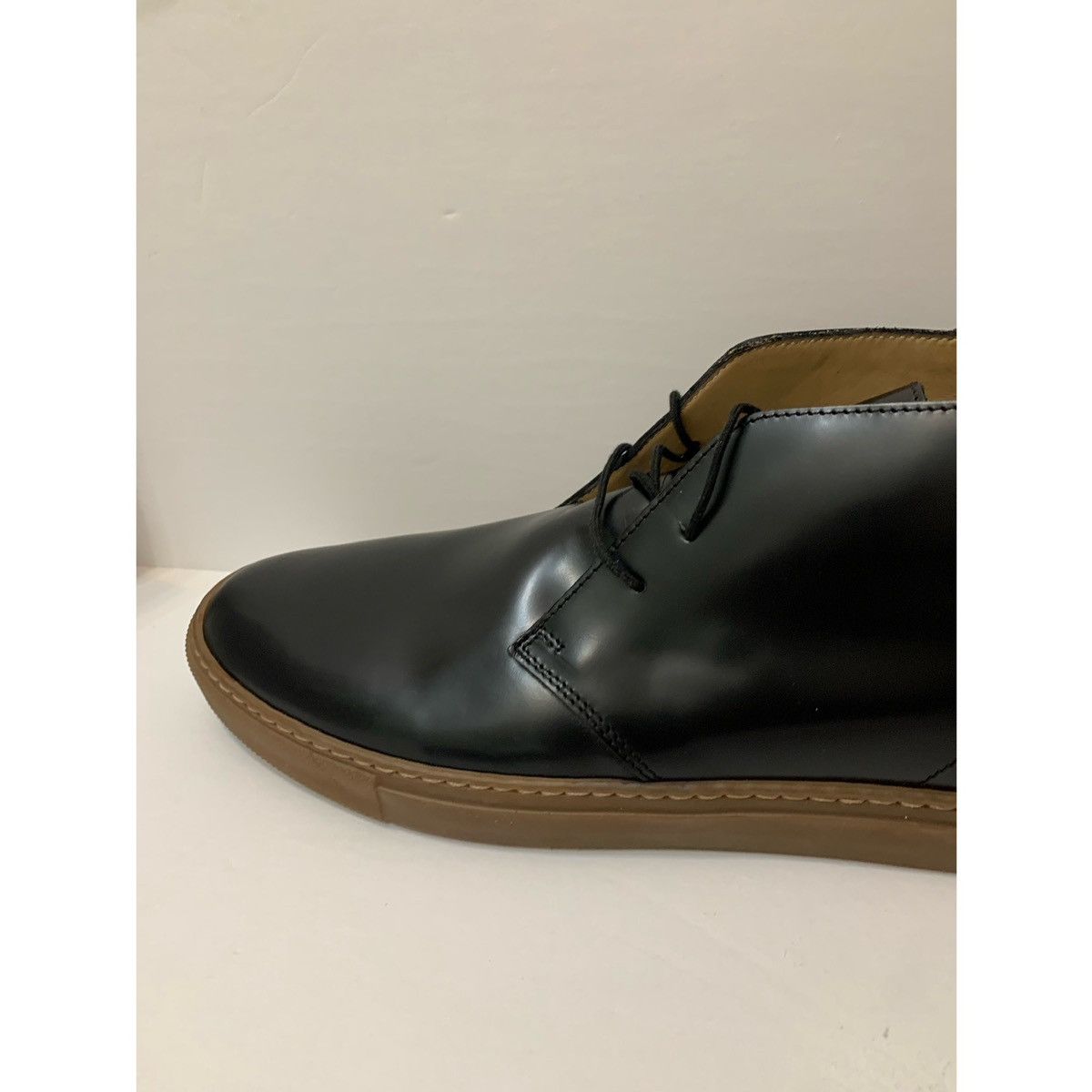 Common Projects COMMON PROJECTS CHUKKA SHINY BLACK BOOT Size US 9 / EU 42 - 8 Thumbnail