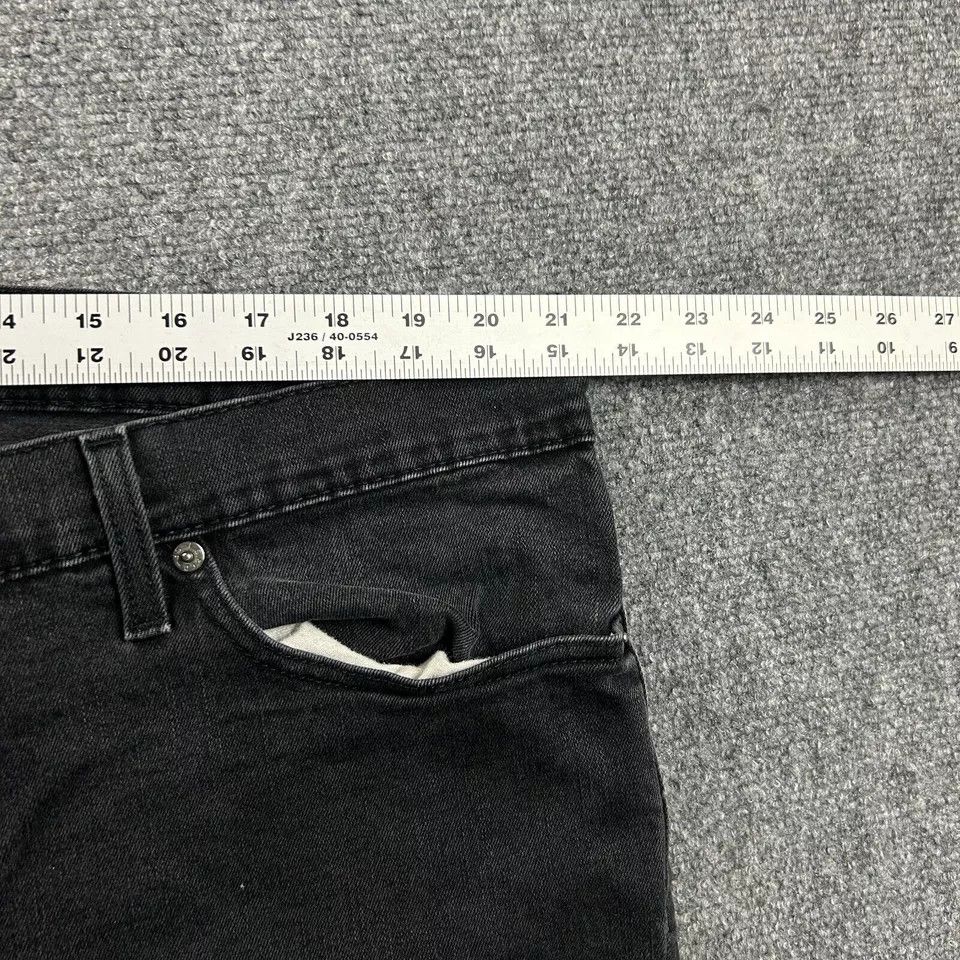 Levi's Levi's Jeans Mens 42x29 Black Denim 541 Skinny Distressed Size US 42 / EU 58 - 4 Thumbnail