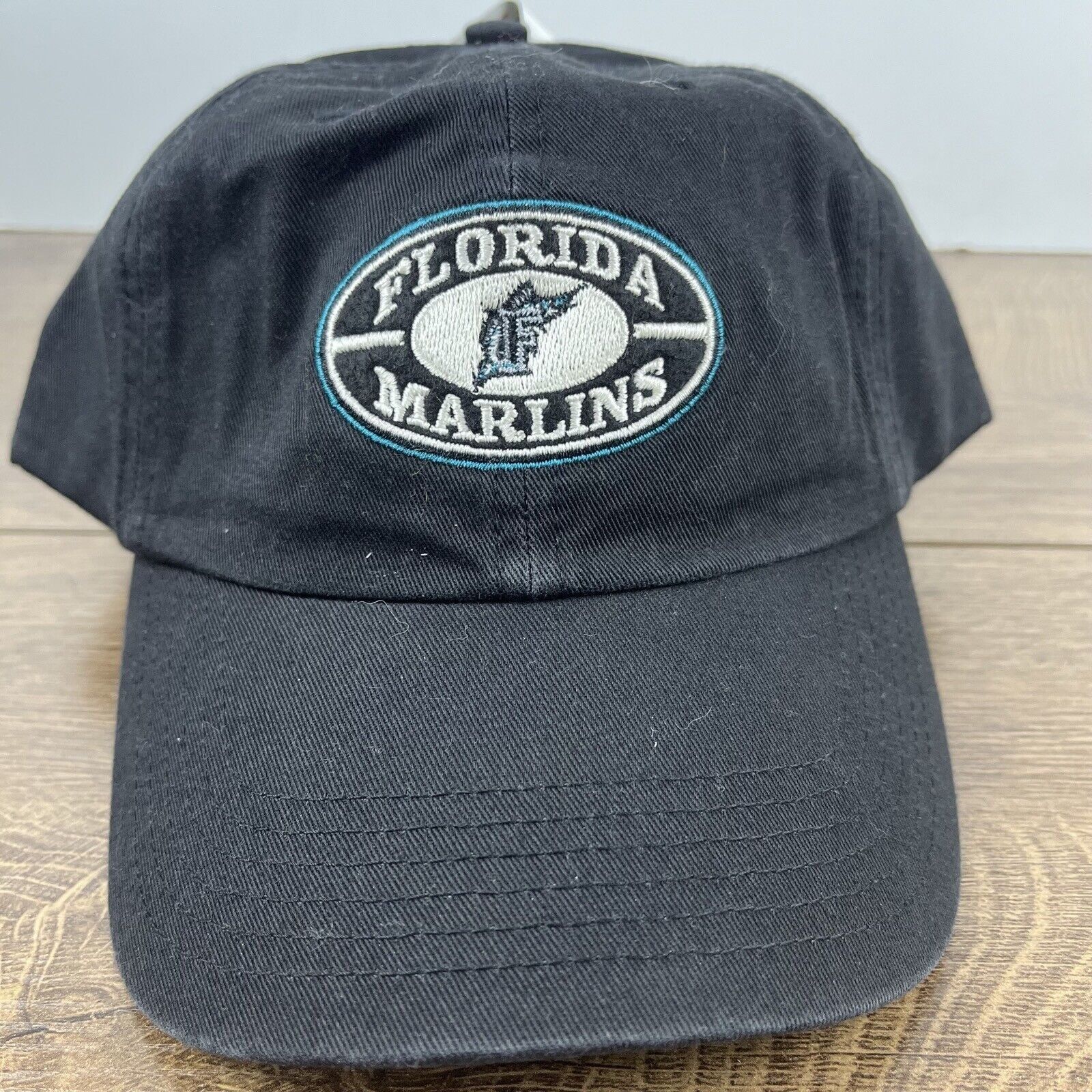 Other Florida Marlins MLB Hat Marlins Black Hat Adjustable Black A Size ONE SIZE - 4 Thumbnail