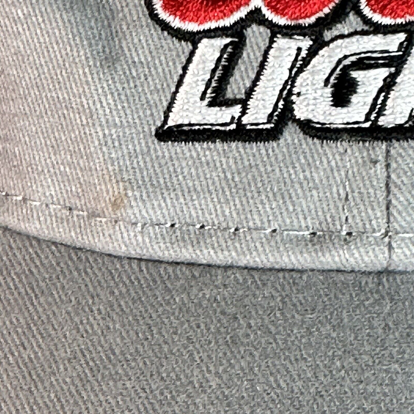 Other Coors Light Hat Cap Strapback Gray Red Embroidered Adjustabl Size ONE SIZE - 2 Thumbnail