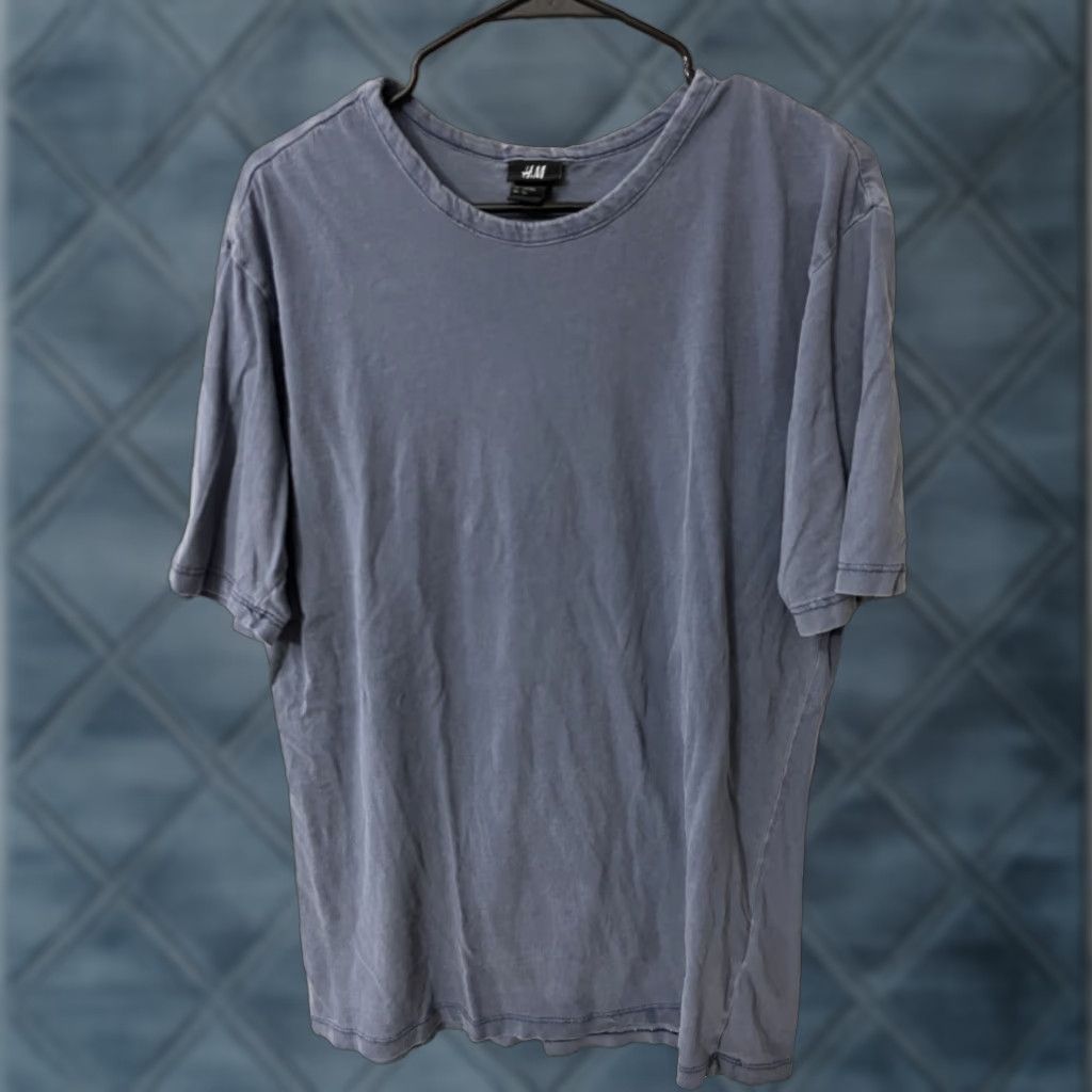 H&M H&M Oversized Pocket Tee Shirt Men’s Solid Blue Striped Size Small Size US S / EU 44-46 / 1 - 1 Thumbnail