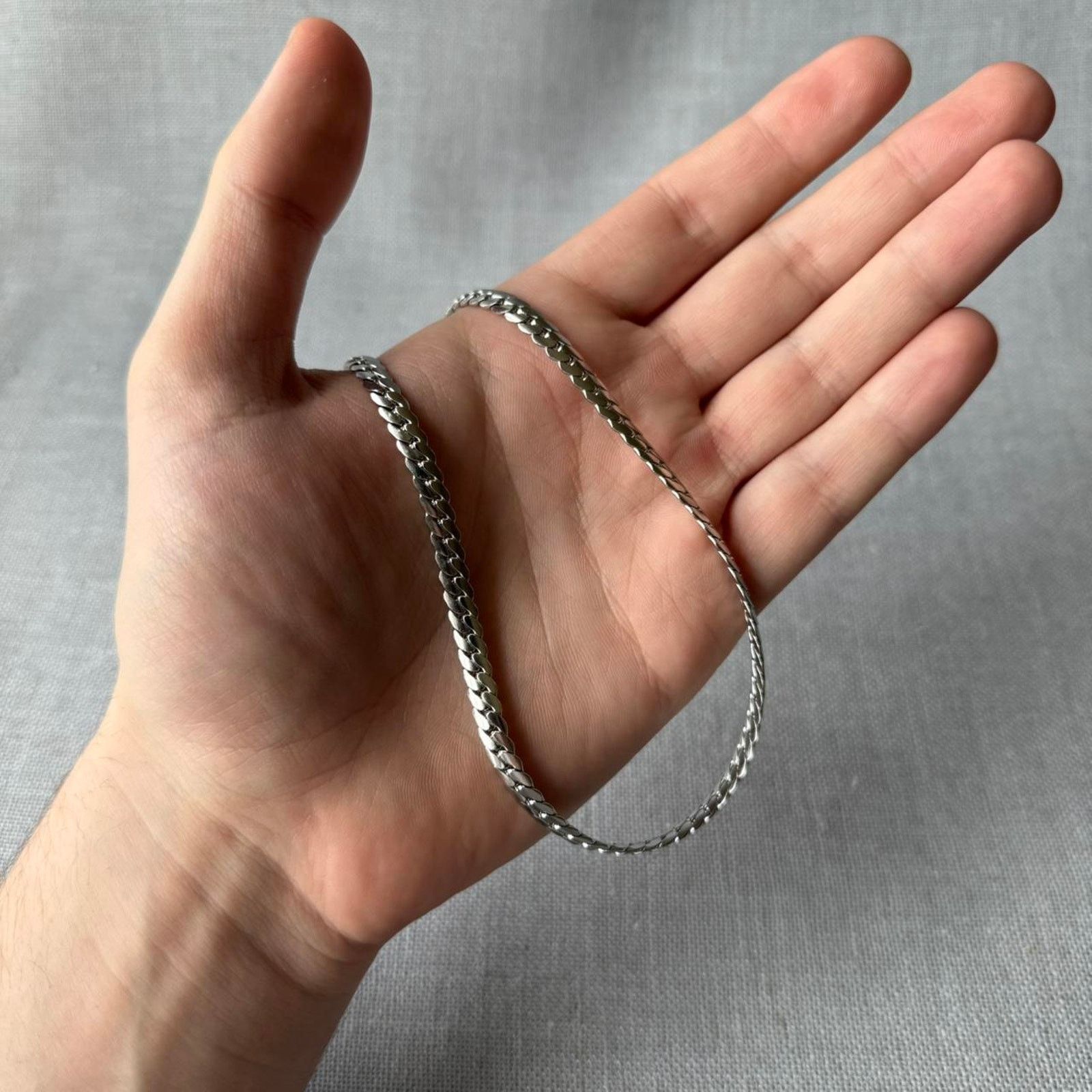 Other Silver snake chain vintage y2k MENS Size ONE SIZE - 3 Thumbnail