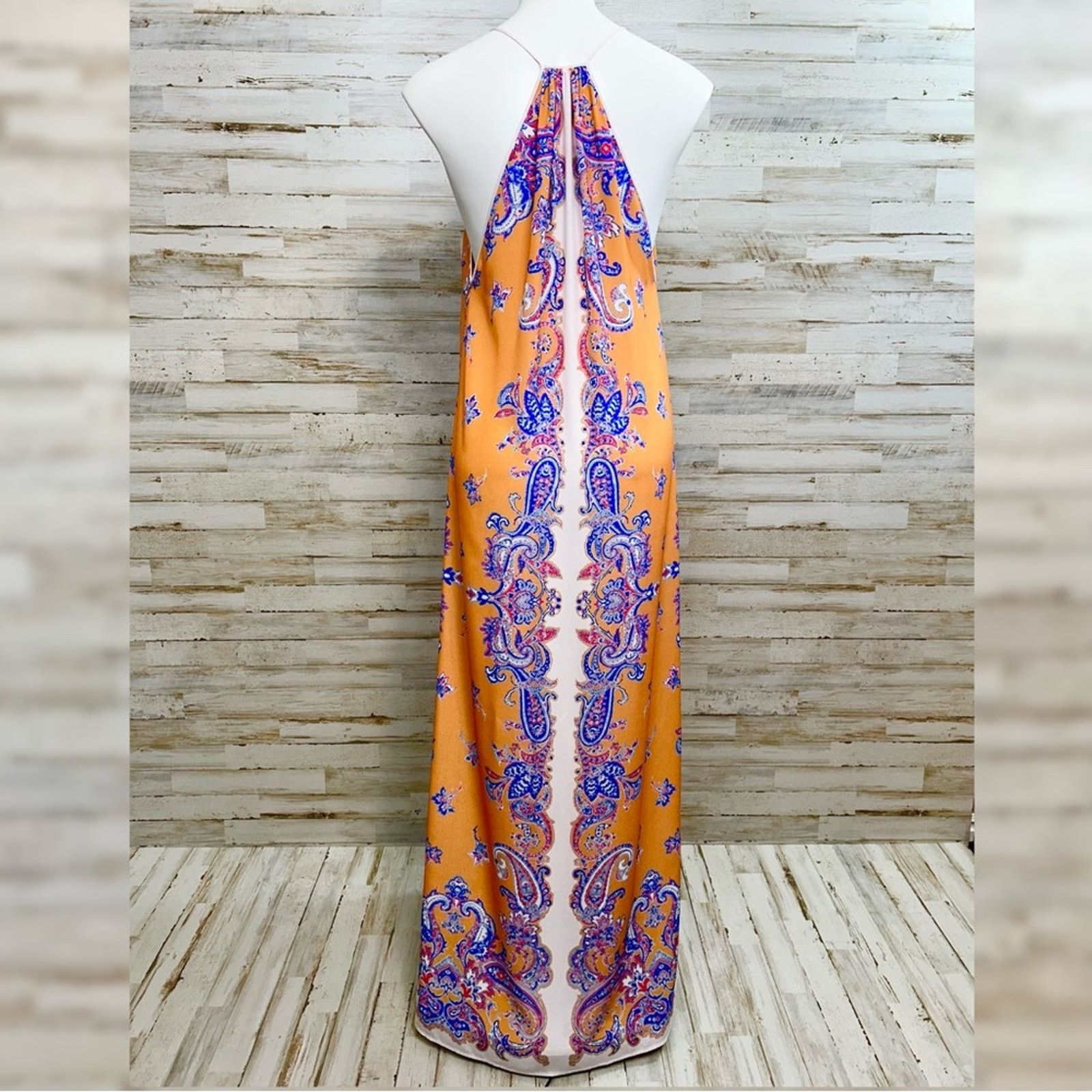 Clover Canyon Clover Canyon Halter Scarf Maxi Dress Size S Sleeveless Size S / US 4 / IT 40 - 8 Thumbnail