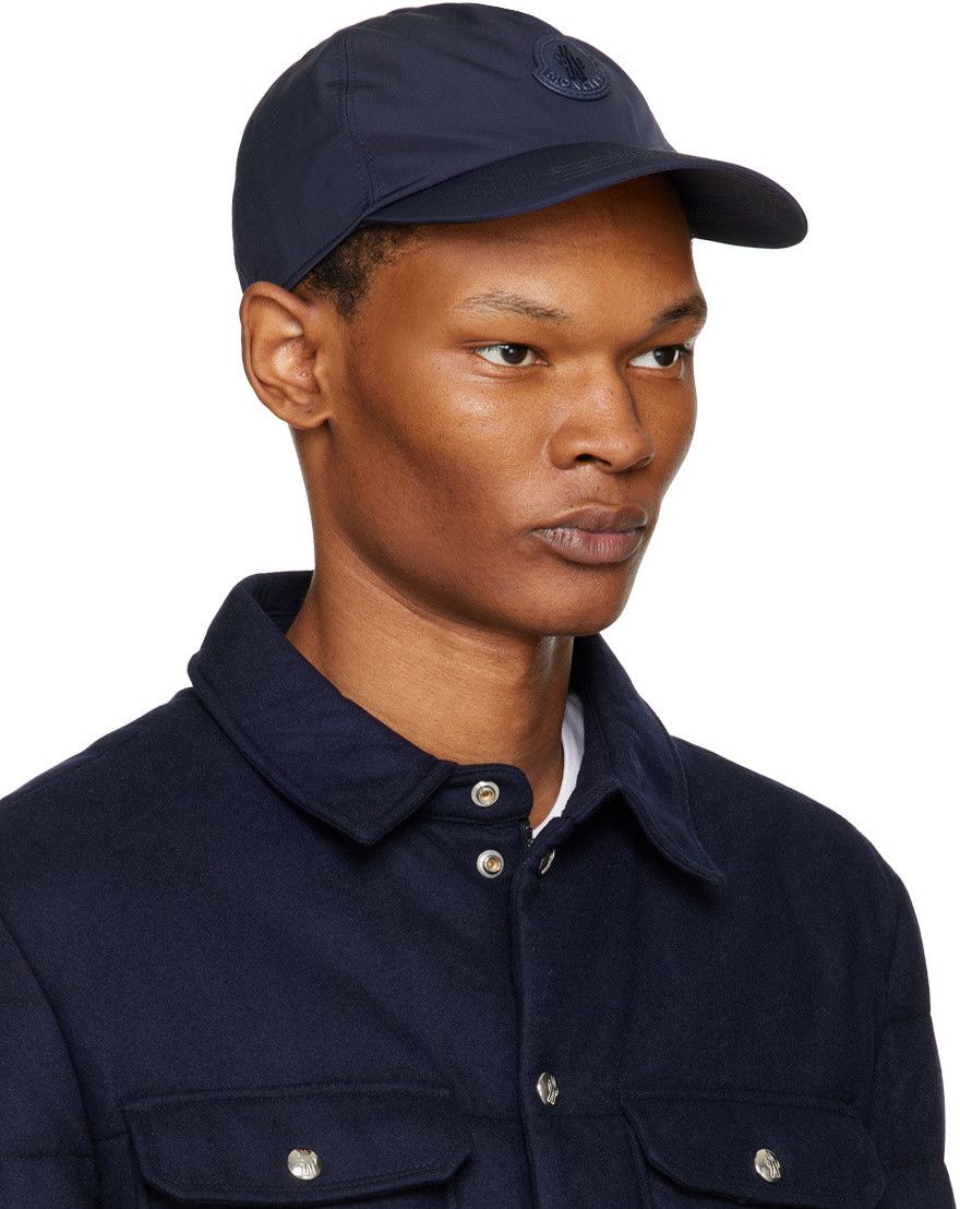 Moncler Moncler Navy Patch Cap - Baseball Cap - One Size Size ONE SIZE - 2 Thumbnail