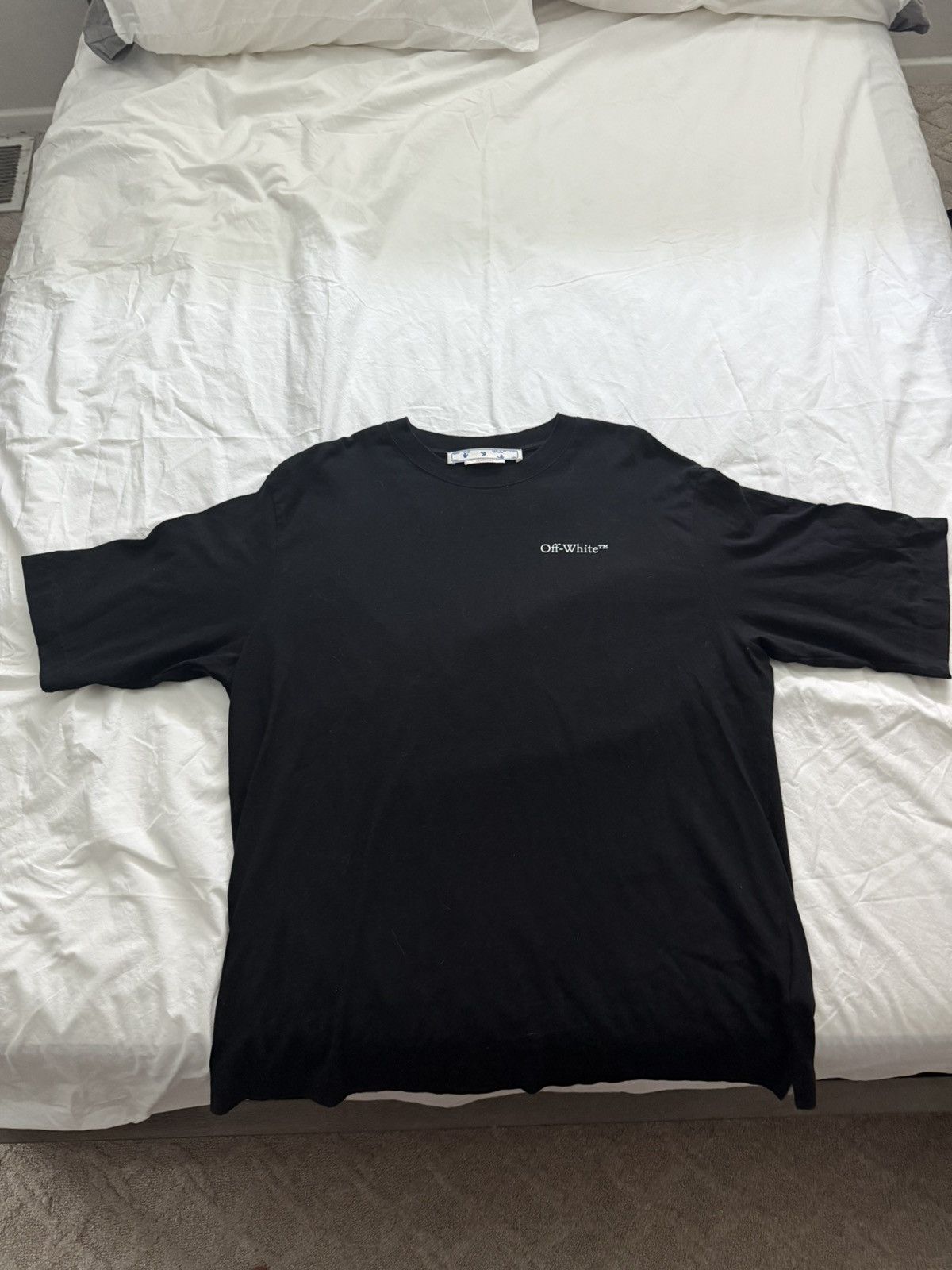 Off-White Off white Black tee Size US XL / EU 56 / 4 - 1 Thumbnail