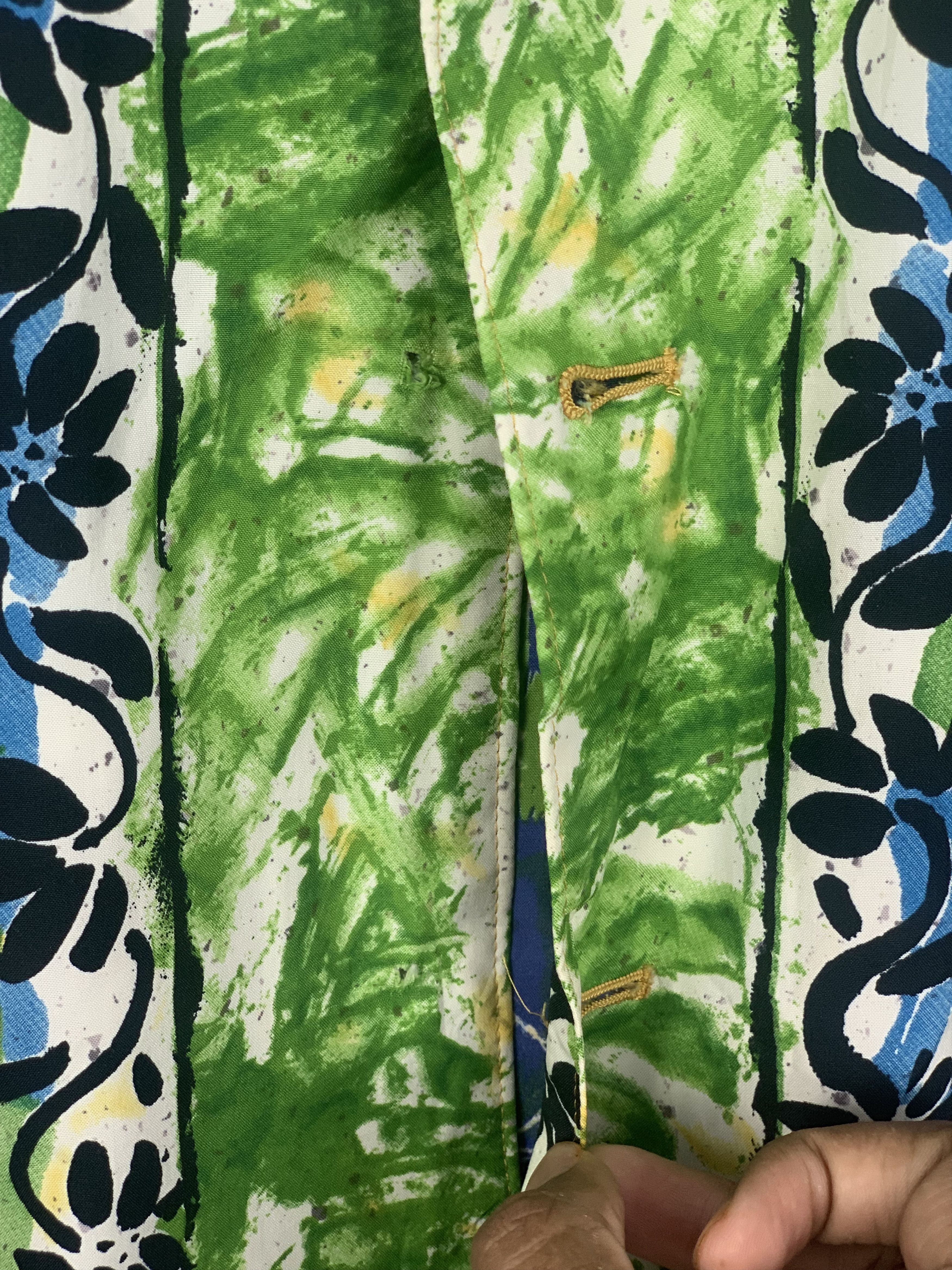 Japanese Brand Vintage Novelty Boroque Art Multicoclour Silk Jacket J1376 Size US L / EU 52-54 / 3 - 8 Thumbnail