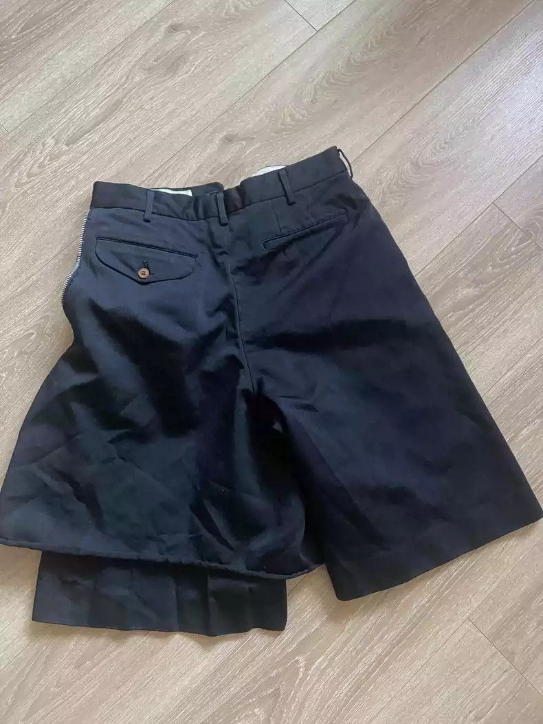 Comme des Garcons comme des garcon side zipper patchwork shorts-2505 Size US 28 / EU 44 - 2 Thumbnail