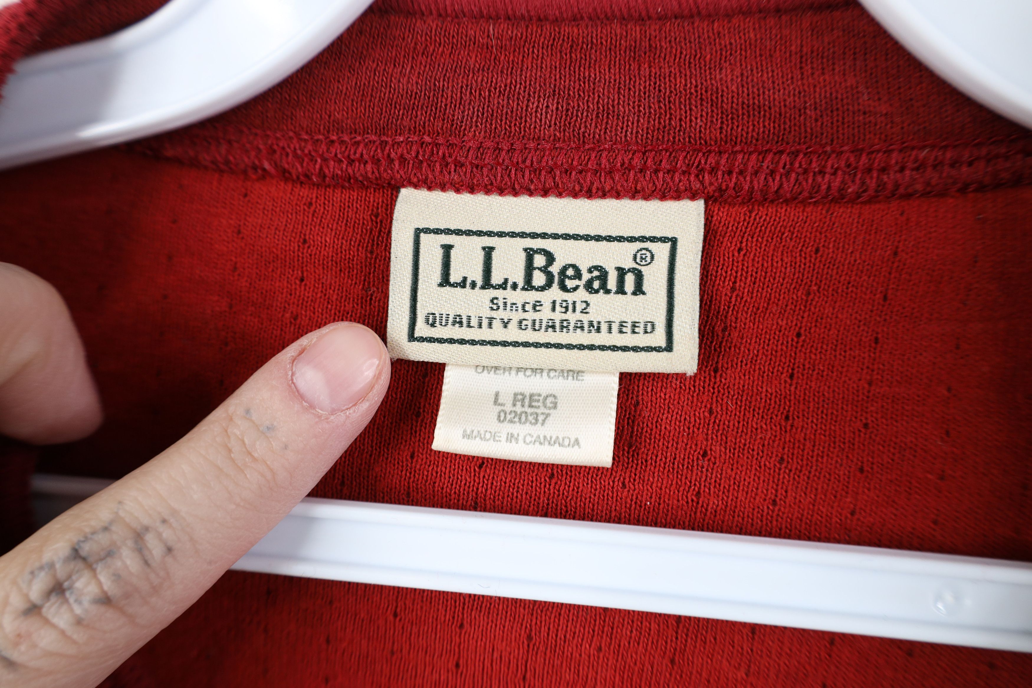 L.L. Bean Vintage LL Bean Wall Wool Knit Rivers Driver Henley T-Shirt Size US L / EU 52-54 / 3 - 6 Thumbnail