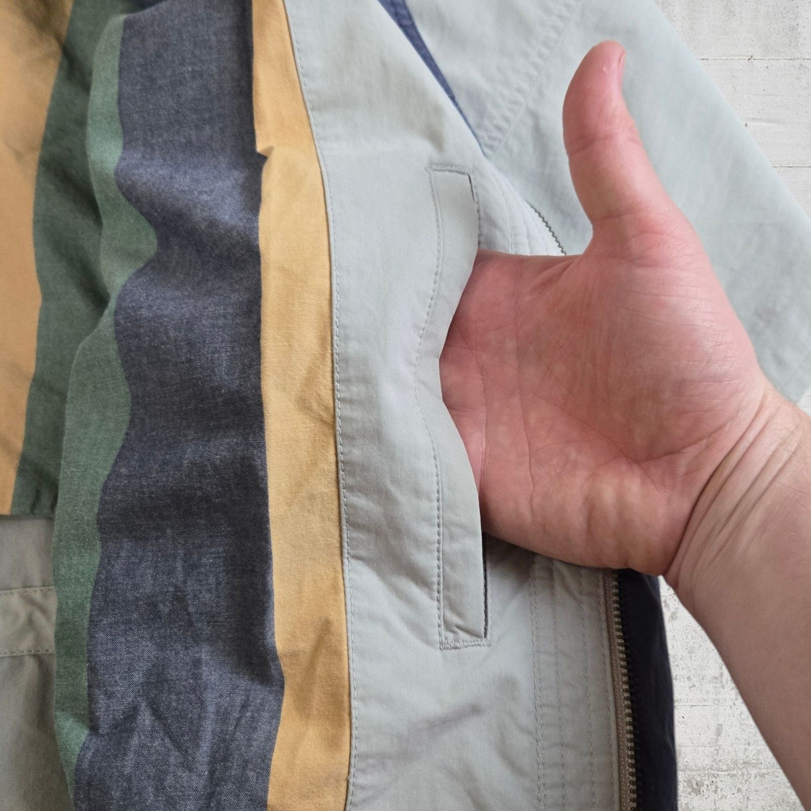 Eddie Bauer 90s Eddie Bauer Utility Golf Jacket Pale Khaki Canvas Size US M / EU 48-50 / 2 - 14 Thumbnail