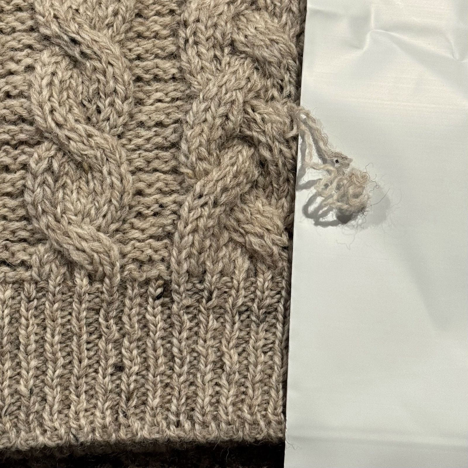 Other Shannon Woolen Mills Sweater Wool Cable Knit Full Zip Large Size L / US 10 / IT 46 - 10 Thumbnail