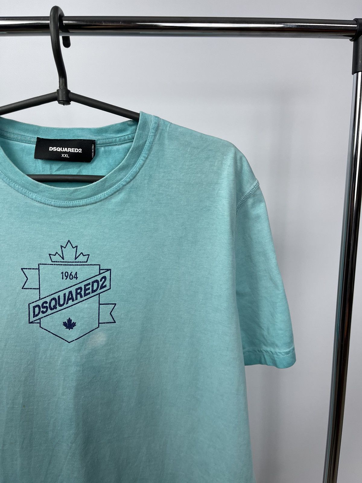 Dsquared2 Dsquared2 T-Shirt Size XXL Green Central Logo Made in Italy Size US XXL / EU 58 / 5 - 2 Thumbnail