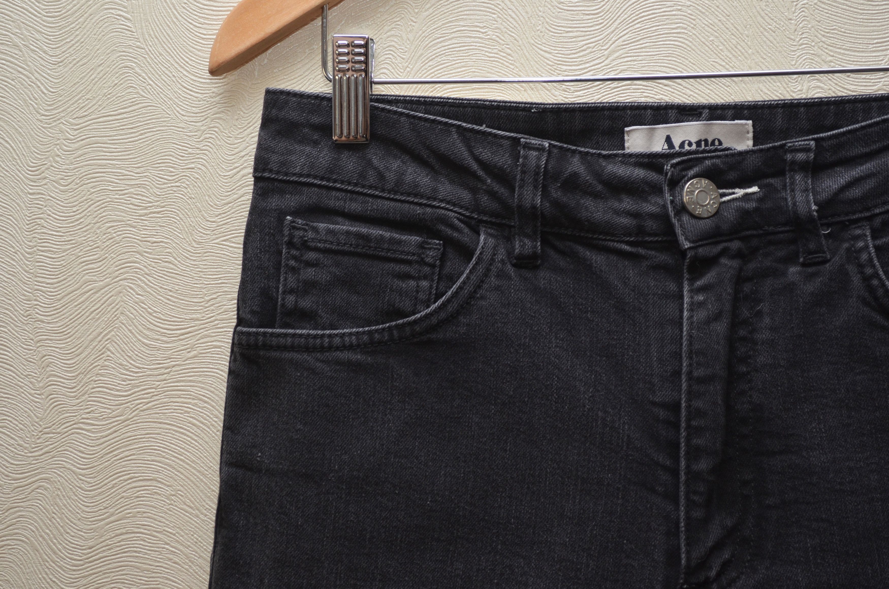 Acne Studios Acne Studios Needle Wet Cash Black Denim Jeans Size W30 L32 Size US 30 / EU 46 - 3 Thumbnail