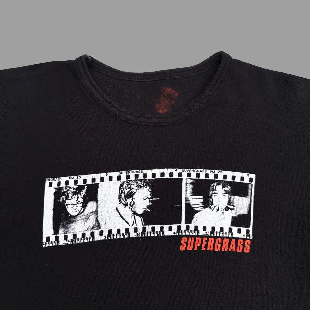 Band Tees × Vintage Supergrass 1999 Vintage Band Concert Tour Girl Top T-Shirt Size S / US 4 / IT 40 - 2 Thumbnail