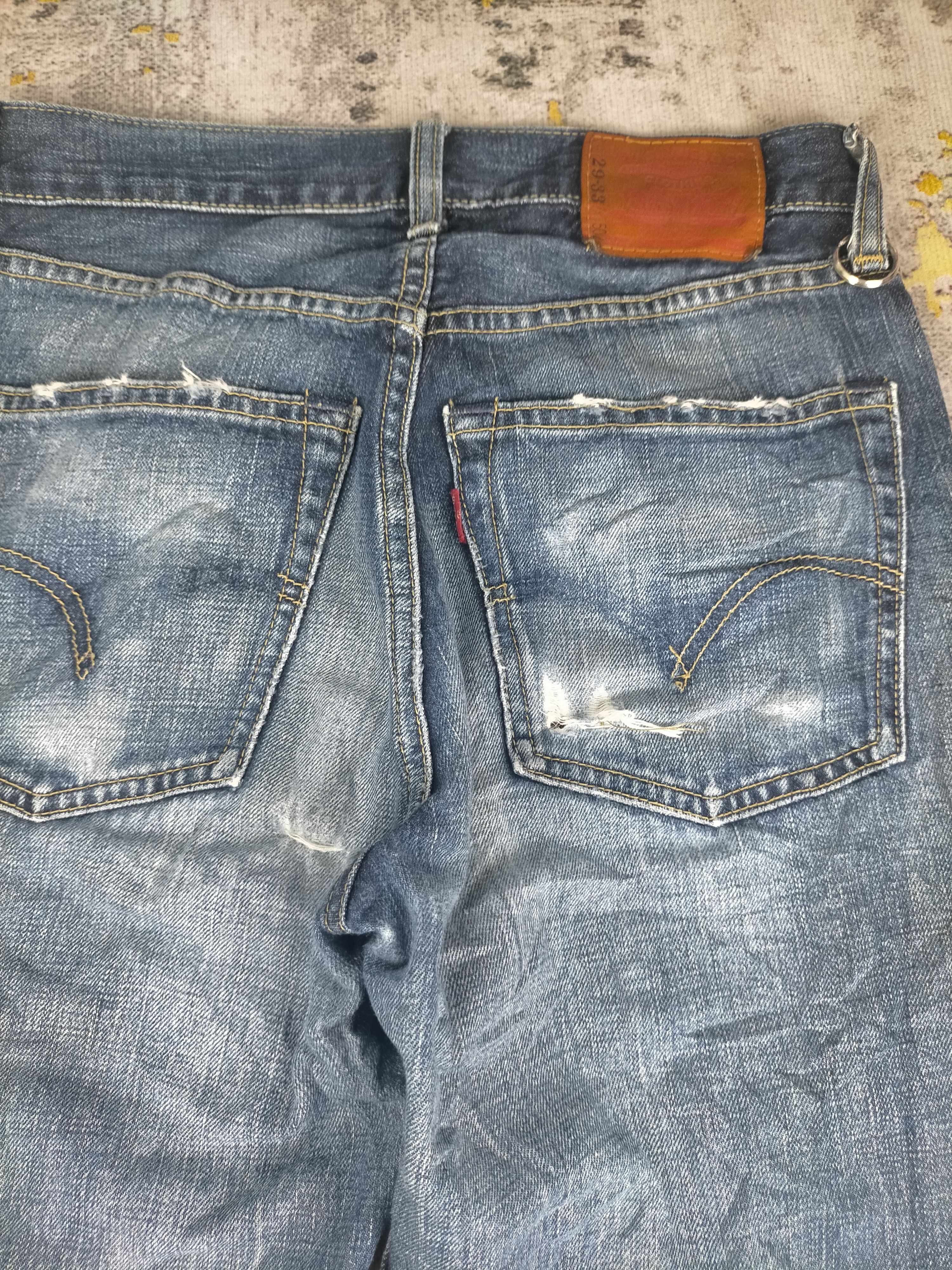 Levi's Vintage Clothing 🔥90s Levis 502 Kurt Cobain Distressed Trashed Jeans Size US 29 - 5 Thumbnail