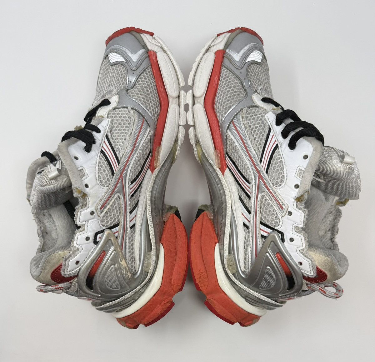 Balenciaga Balenciaga Runner Sneaker White/Red/Black New Season Size US 10 / EU 43 - 4 Thumbnail