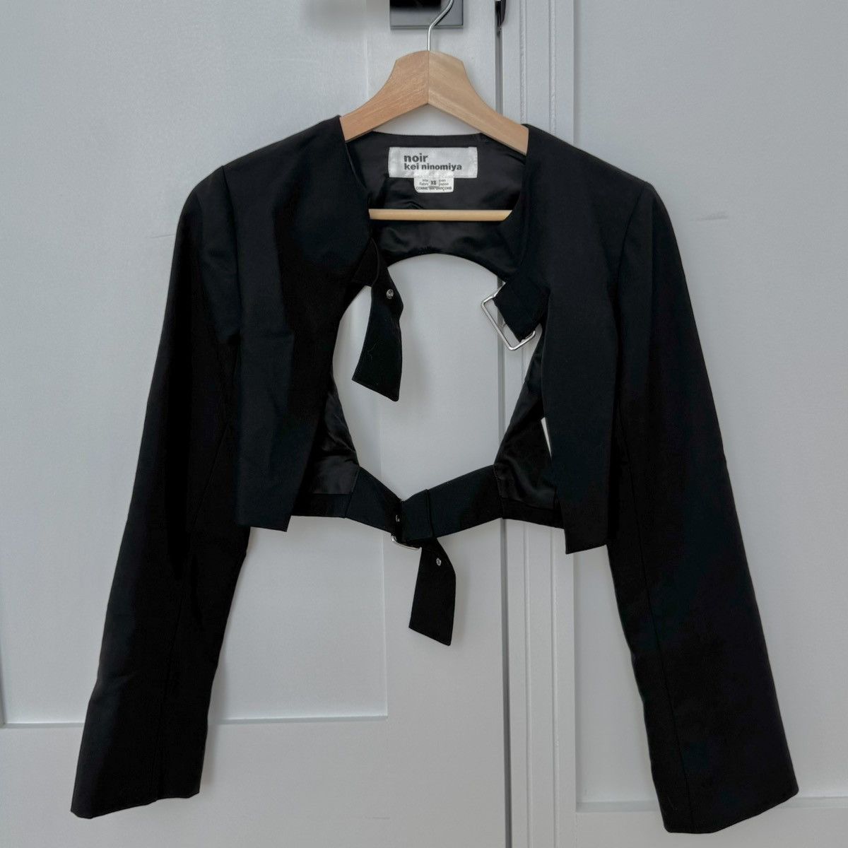 Comme des Garcons Noir Kei Ninomiya Bolero Jacket Size XS / US 0-2 / IT 36-38 - 1 Thumbnail