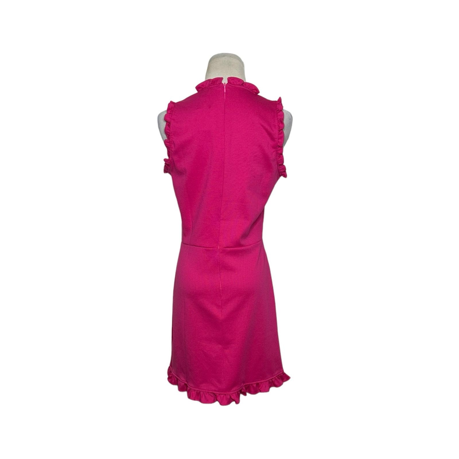Amanda Uprichard Amanda Uprichard fuchsia sleeveless sheath dress size Large Size L / US 10 / IT 46 - 2 Thumbnail