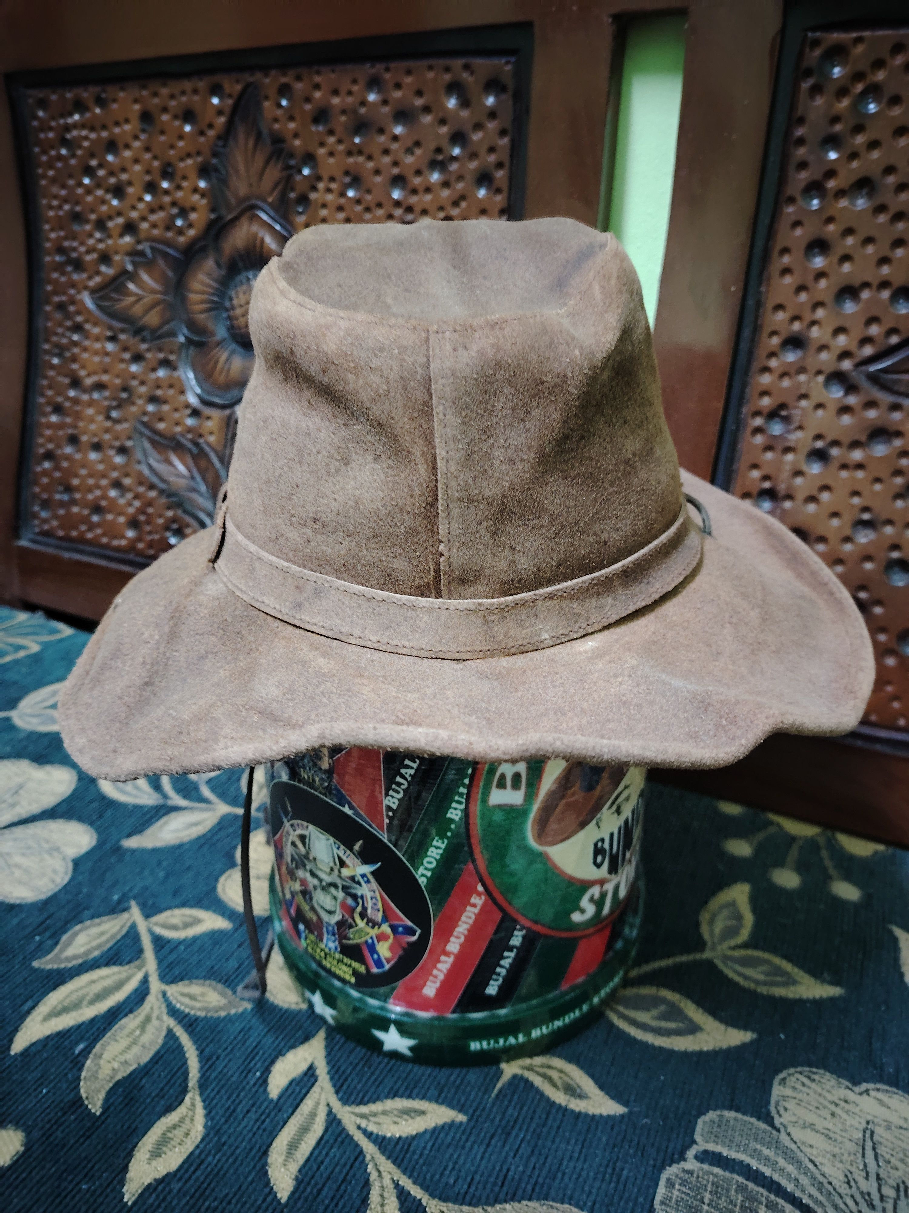Minnetonka Vintage Minnetonka Genuine Leather Bucket Hat Size ONE SIZE - 3 Thumbnail