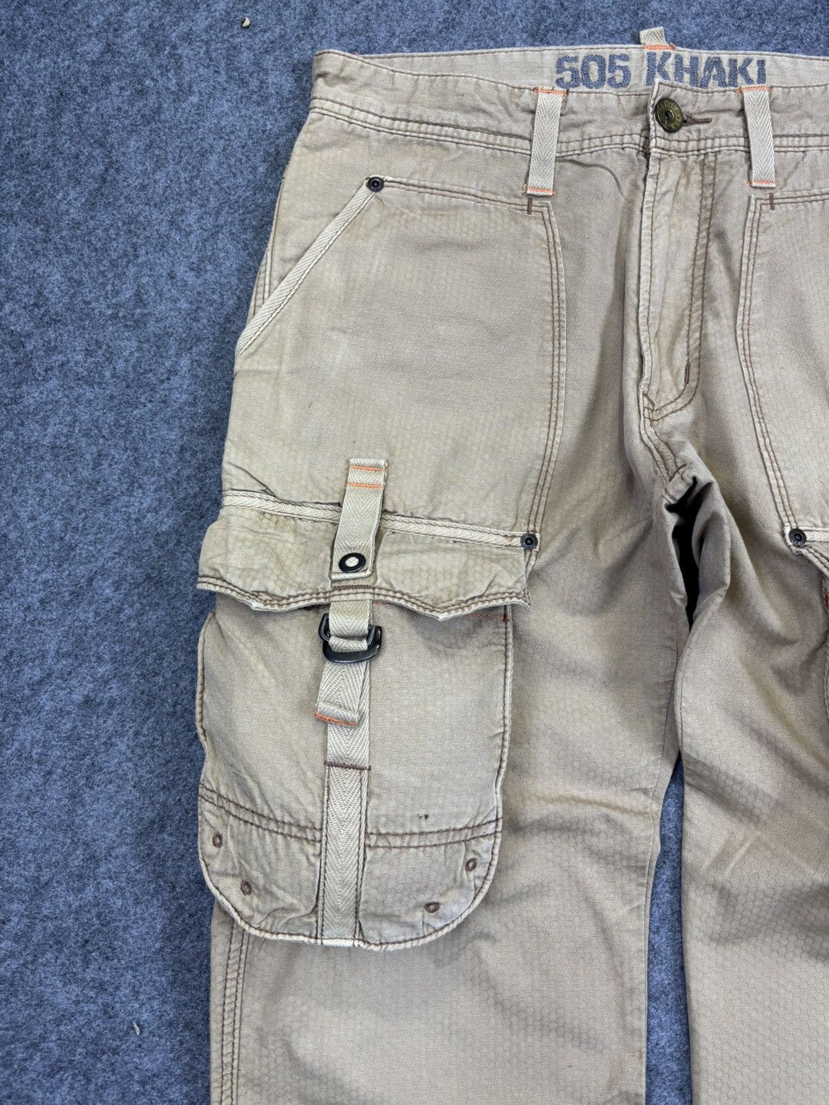 Edwin EDWIN CUTTING EDGE Hexagon Fabric Mutipocket Cargo Pant F790 Size US 32 / EU 48 - 4 Thumbnail