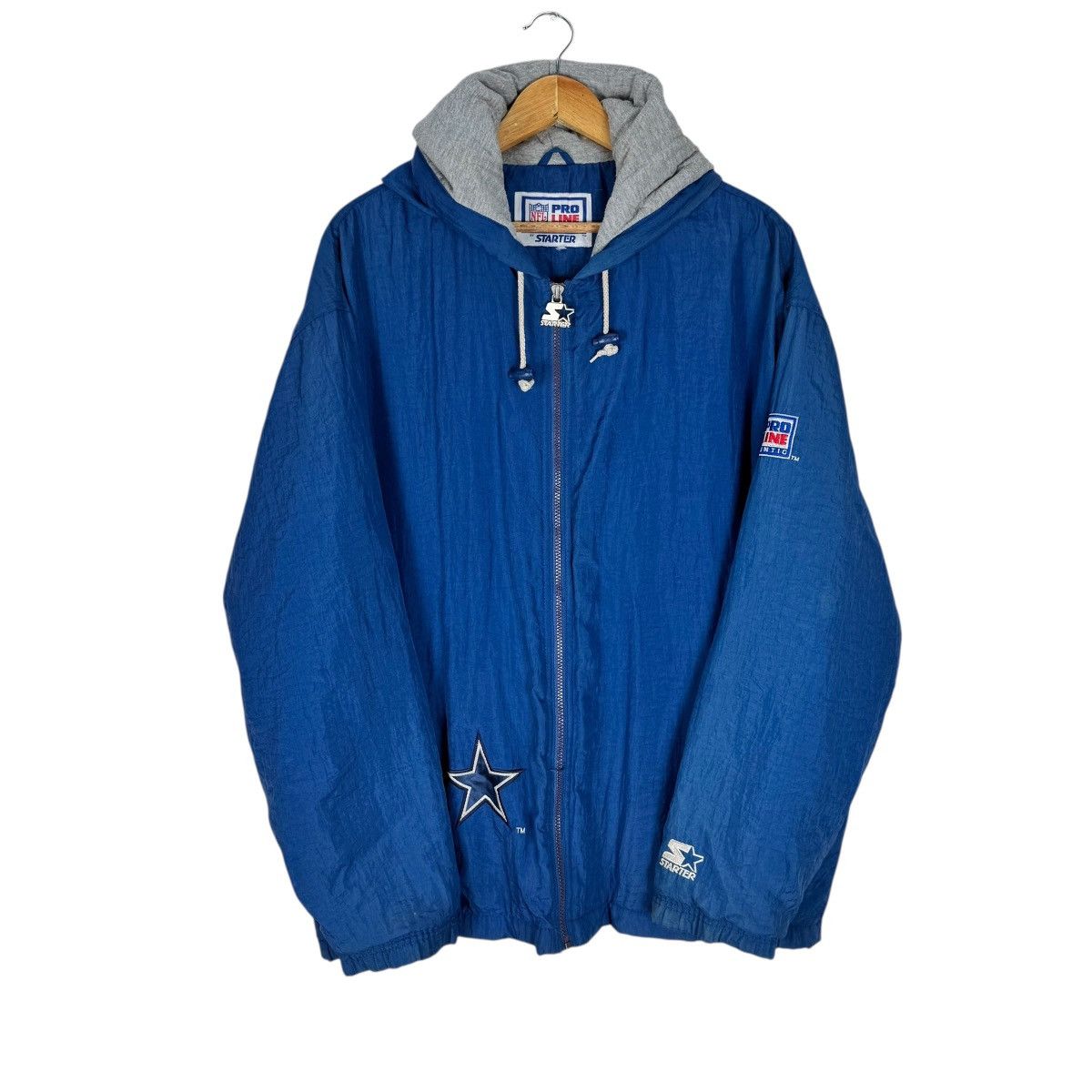 Starter ☀️90s DALLAS COWBOYS NFL STARTER JACKET Size US L / EU 52-54 / 3 - 1 Thumbnail